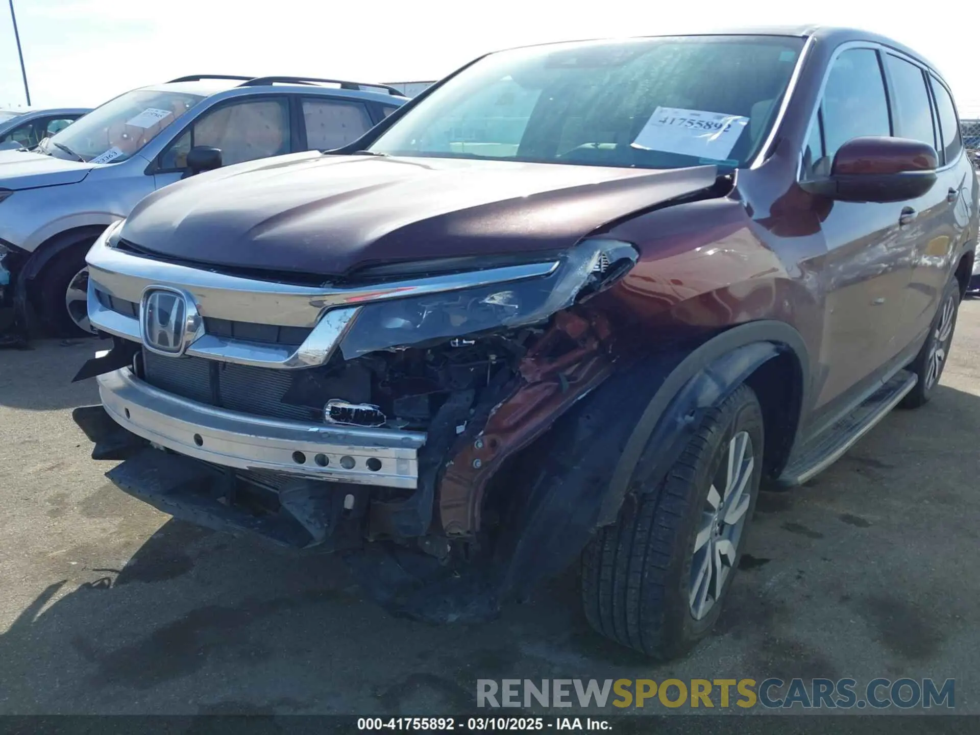 6 fotografías del automóvil dañado 5FNYF6H54LB049423 HONDA PILOT 2020