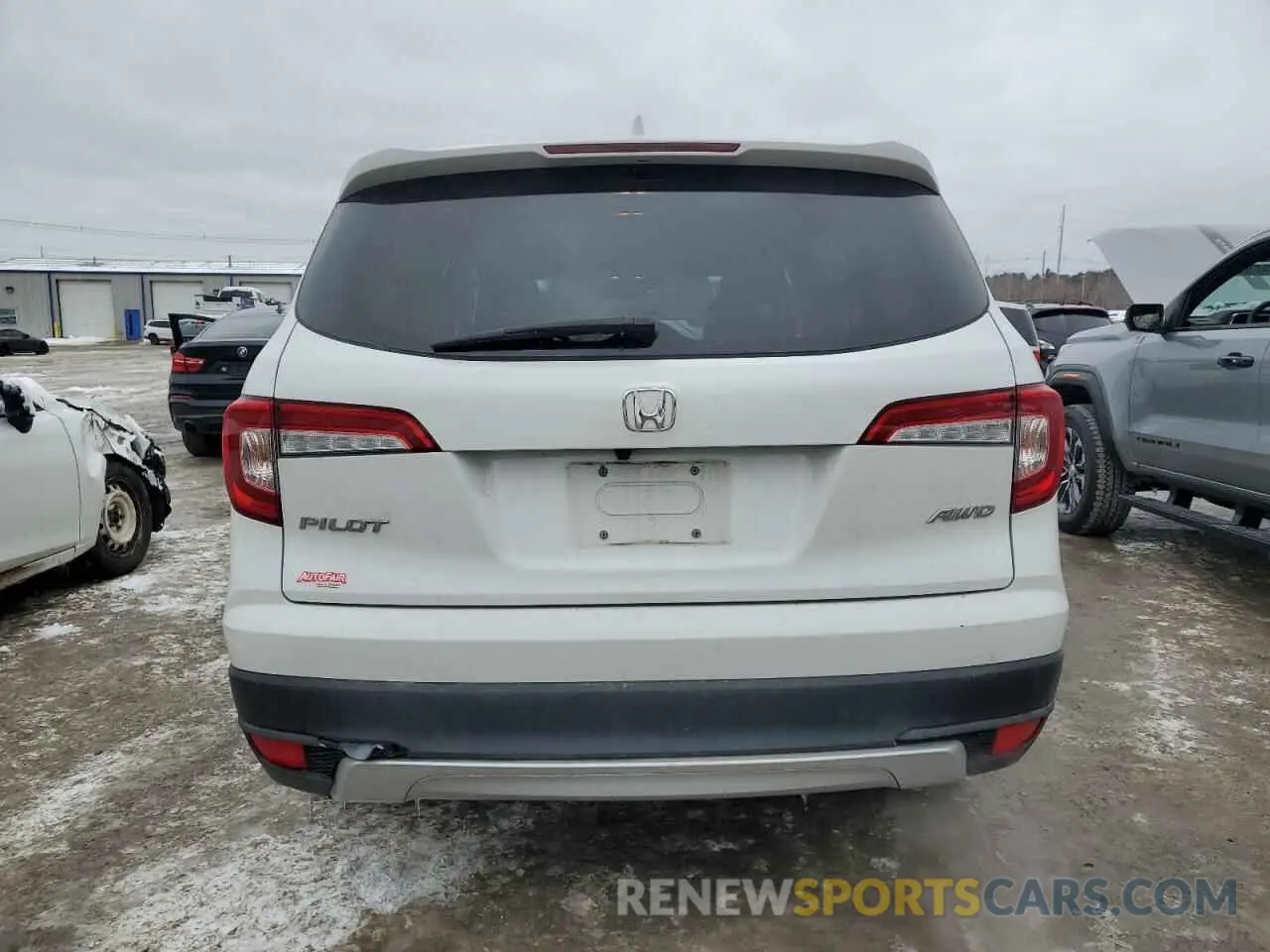 6 fotografías del automóvil dañado 5FNYF6H55LB067350 HONDA PILOT 2020