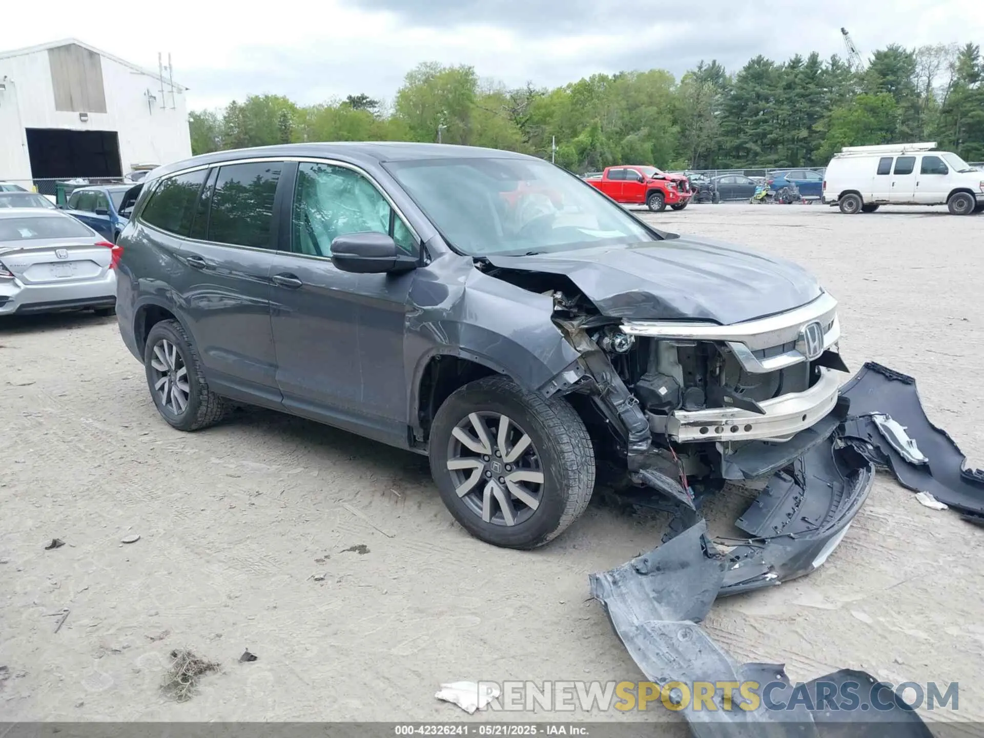 1 fotografías del automóvil dañado 5FNYF6H56LB044126 HONDA PILOT 2020