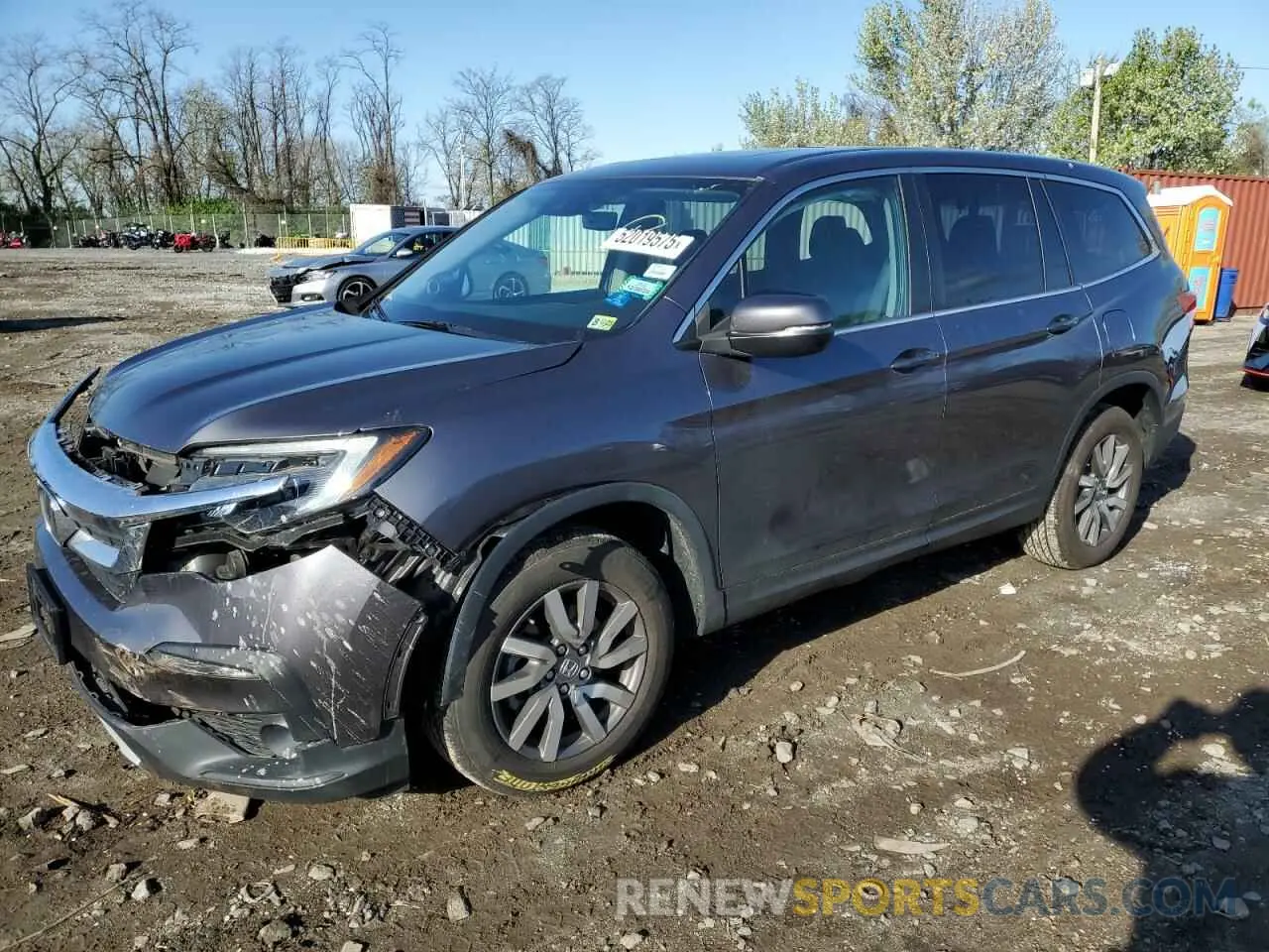 1 fotografías del automóvil dañado 5FNYF6H57LB007408 HONDA PILOT 2020