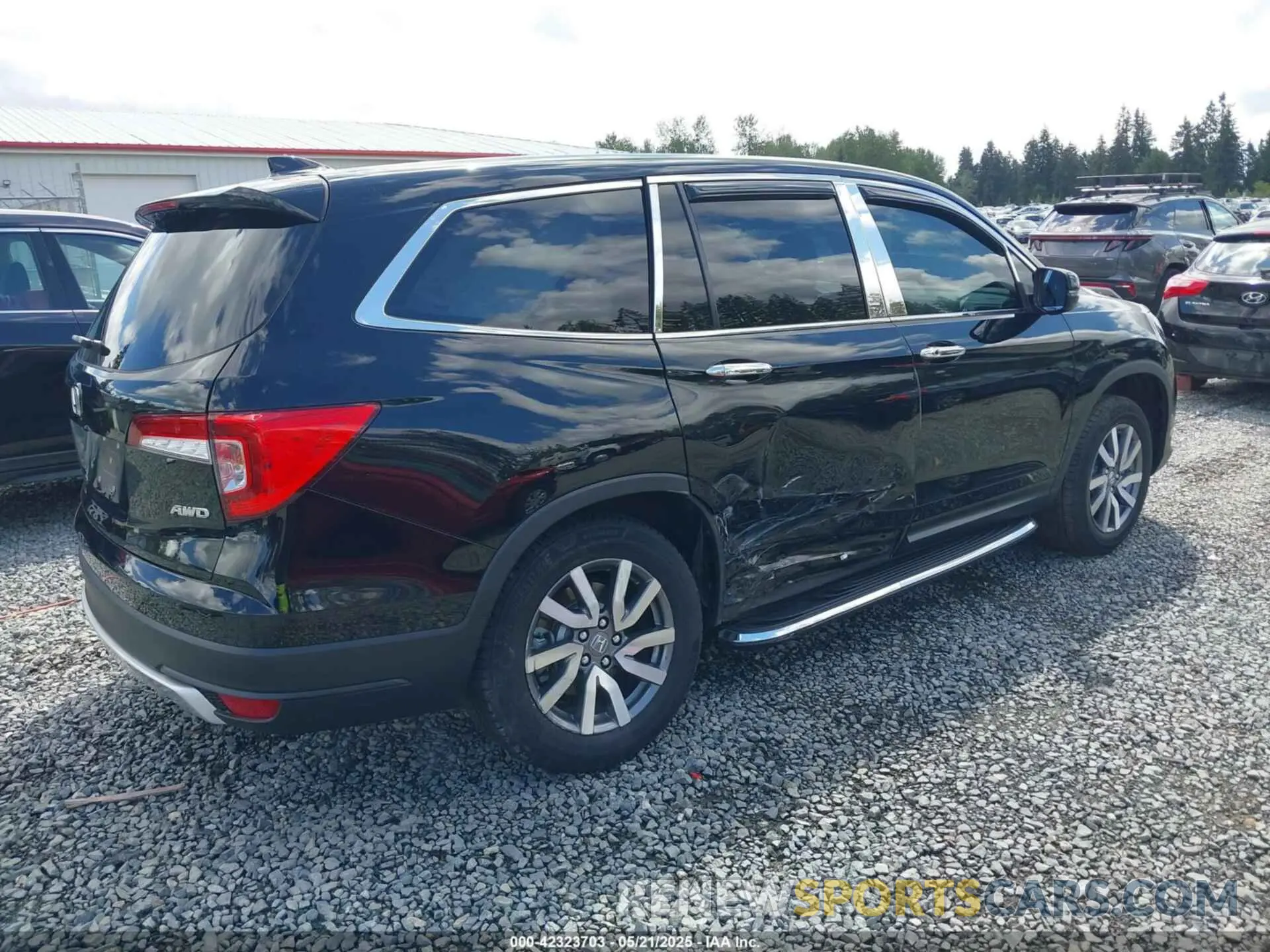 4 fotografías del automóvil dañado 5FNYF6H57LB009398 HONDA PILOT 2020