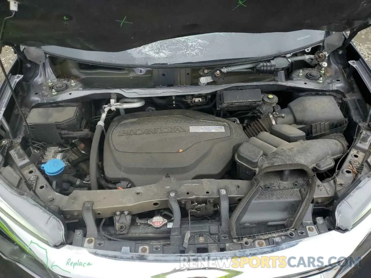 12 fotografías del automóvil dañado 5FNYF6H57LB052655 HONDA PILOT 2020