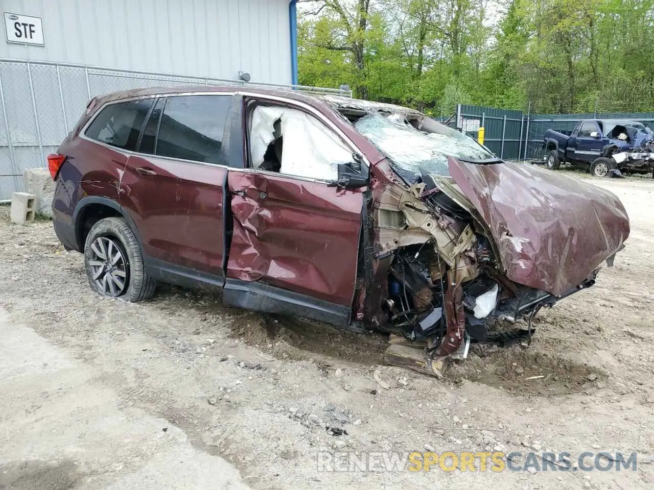 4 fotografías del automóvil dañado 5FNYF6H58LB019406 HONDA PILOT 2020