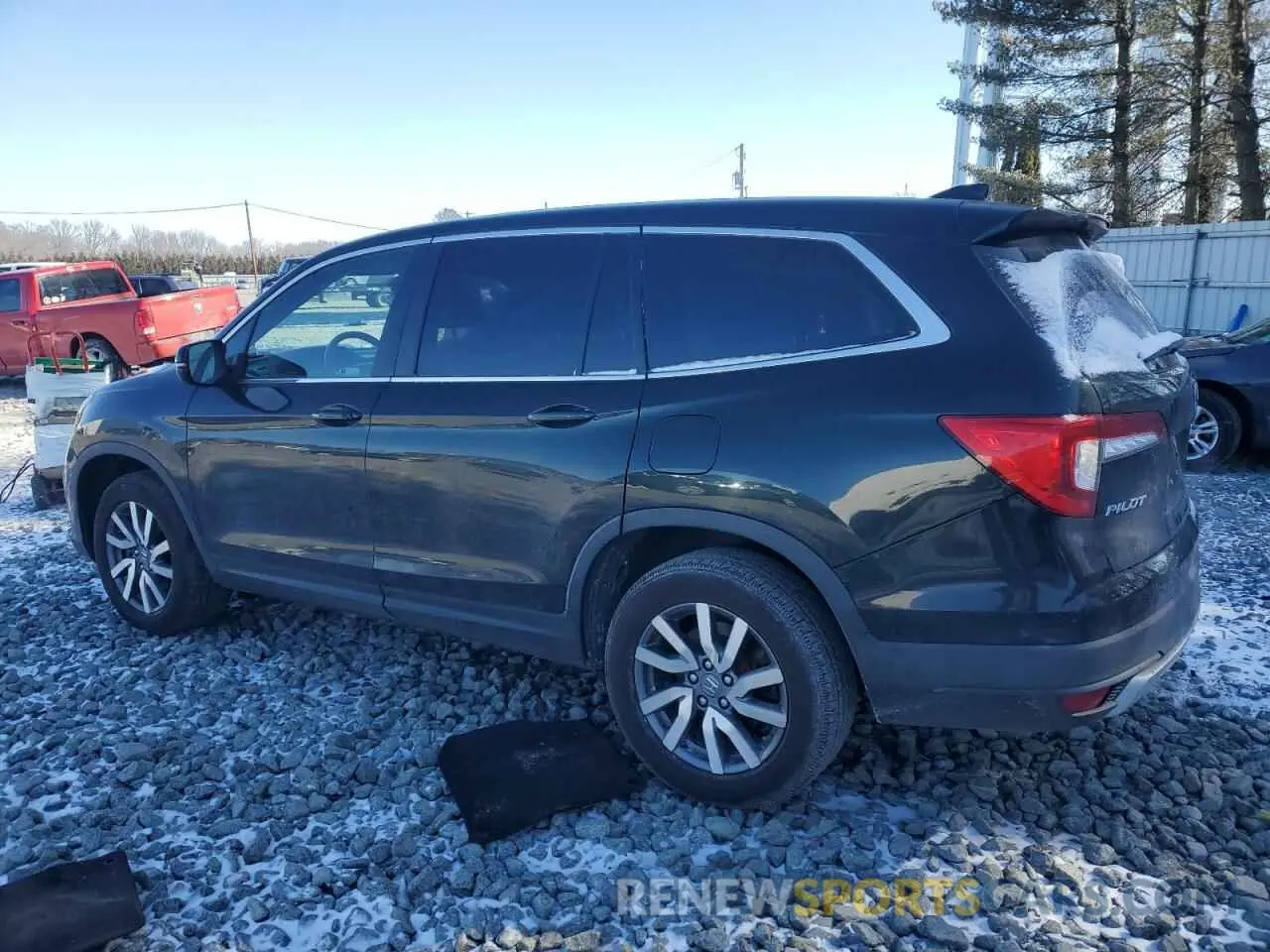 2 fotografías del automóvil dañado 5FNYF6H59LB013033 HONDA PILOT 2020