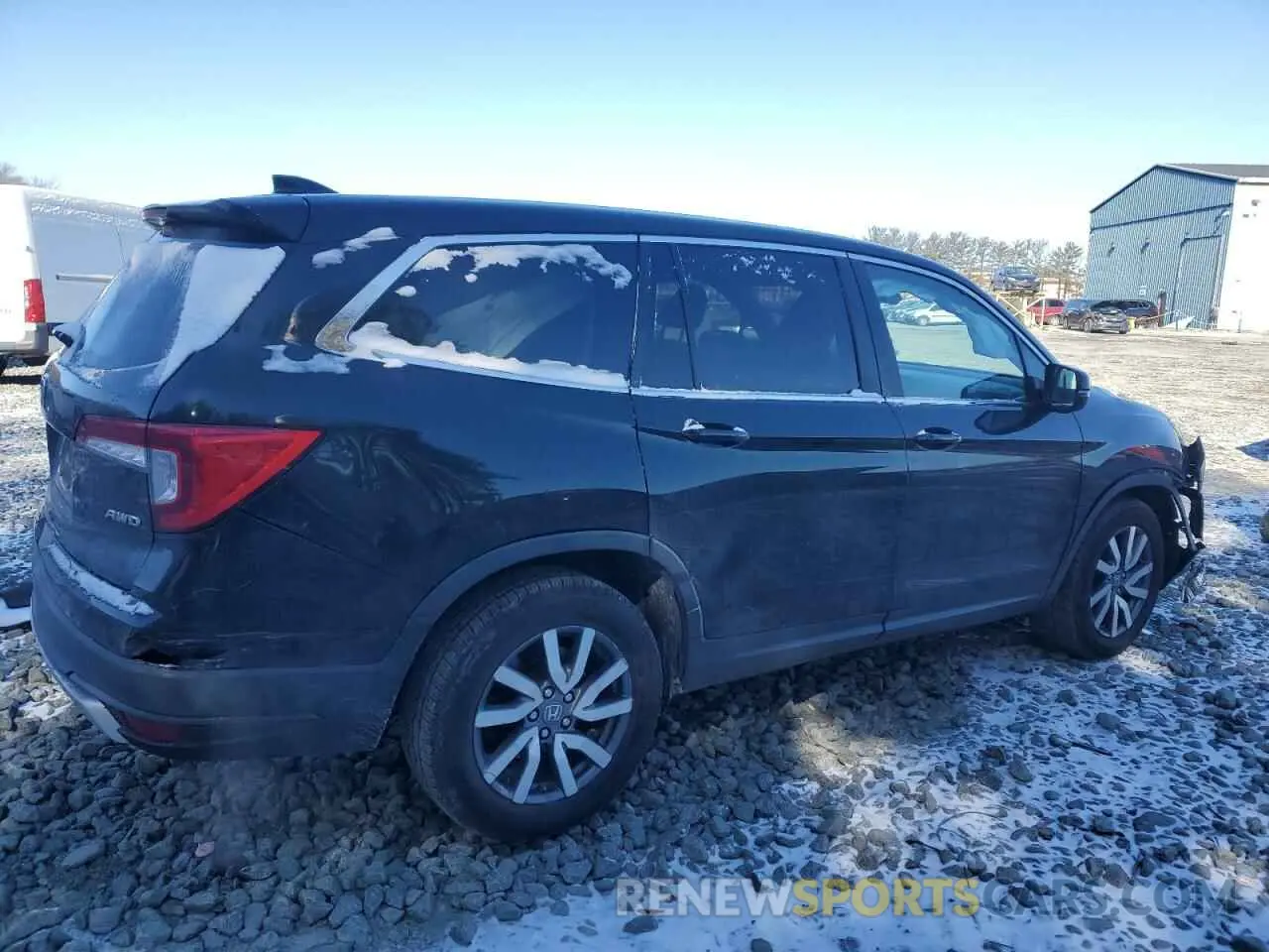 3 fotografías del automóvil dañado 5FNYF6H59LB013033 HONDA PILOT 2020