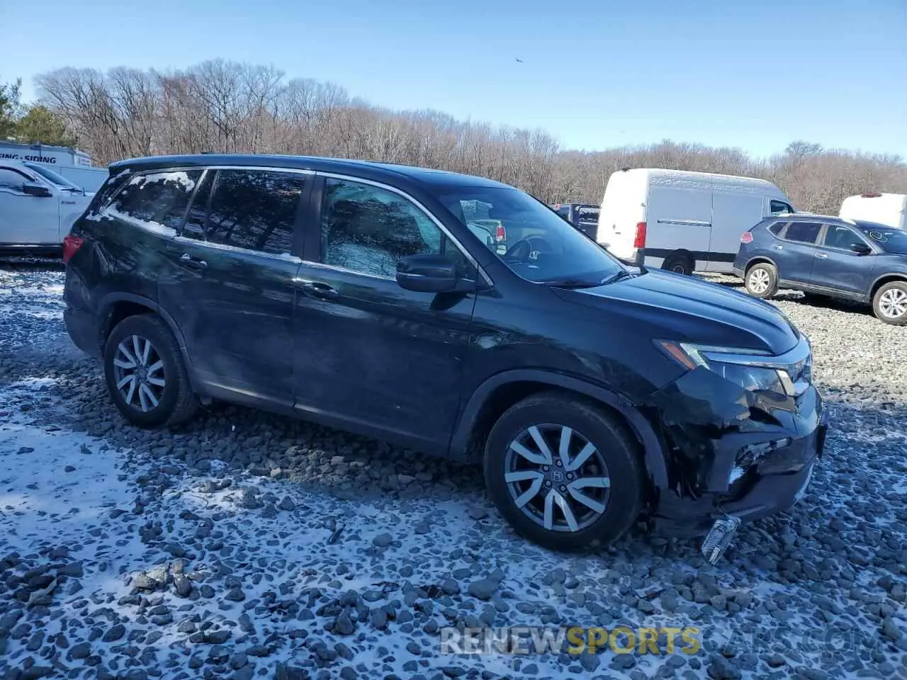 4 fotografías del automóvil dañado 5FNYF6H59LB013033 HONDA PILOT 2020