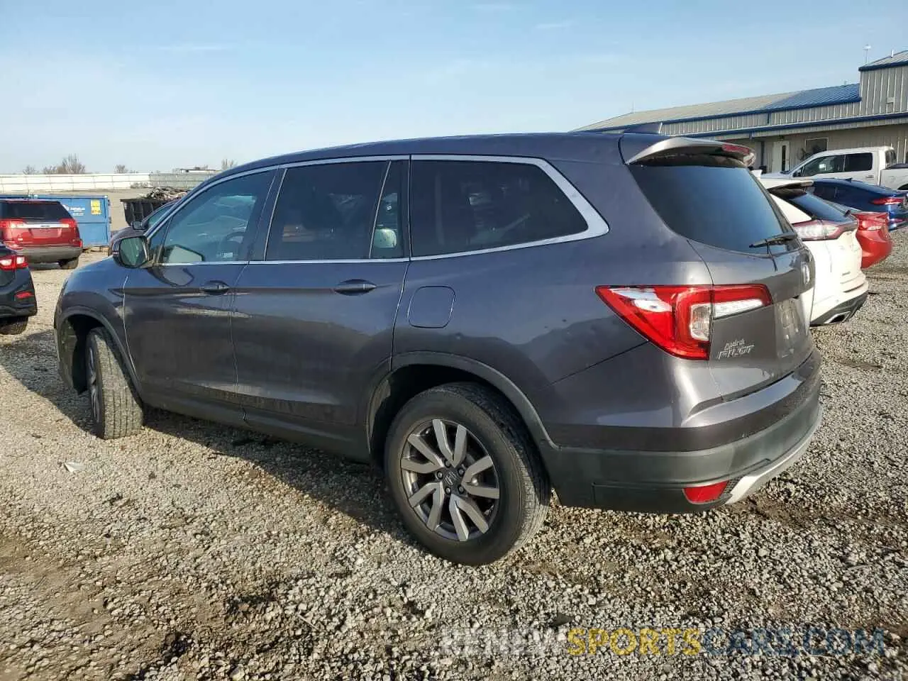 2 fotografías del automóvil dañado 5FNYF6H59LB016899 HONDA PILOT 2020