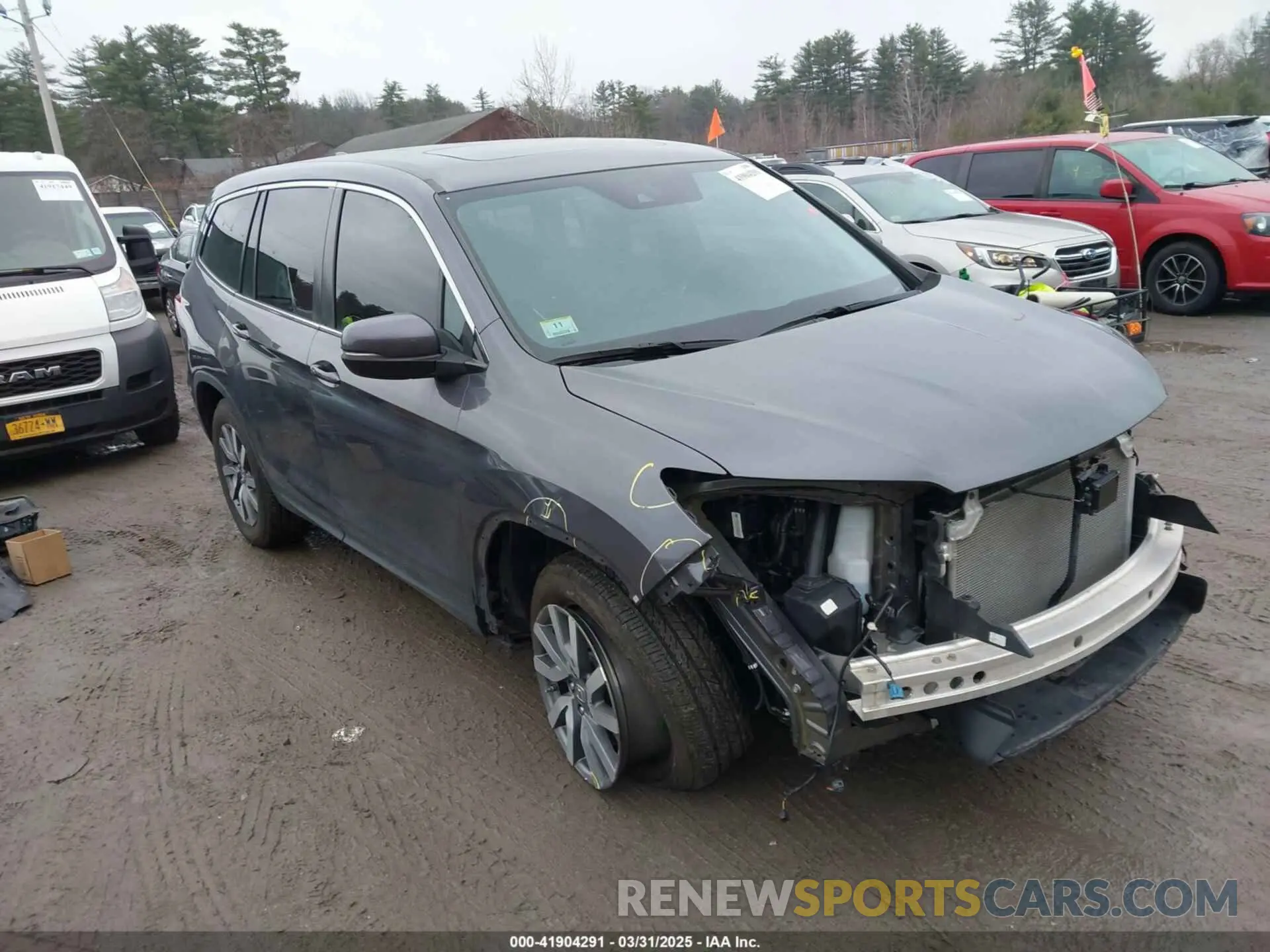 1 fotografías del automóvil dañado 5FNYF6H59LB047246 HONDA PILOT 2020