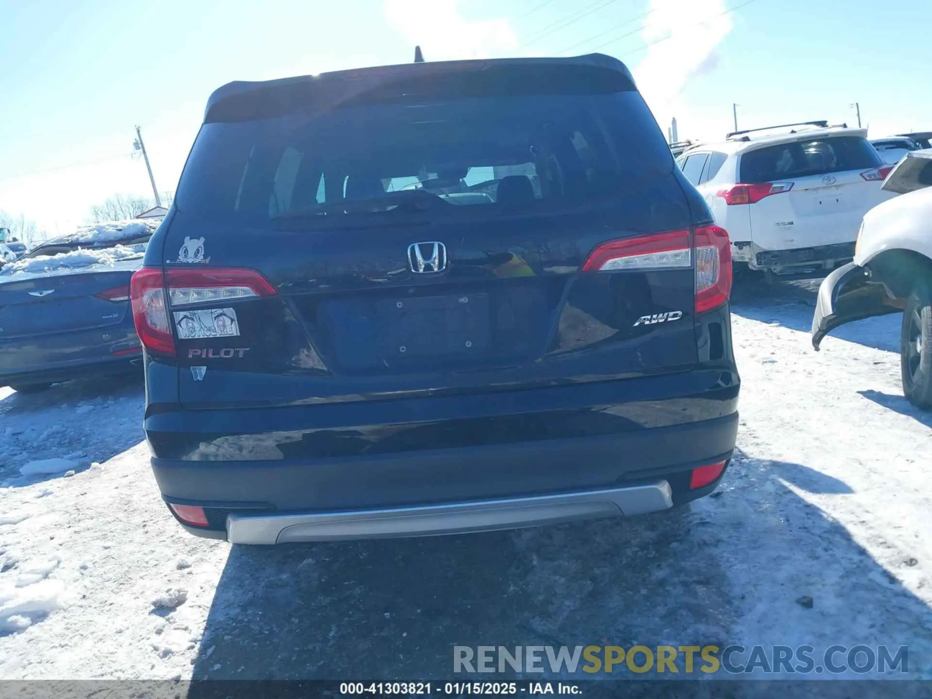 17 fotografías del automóvil dañado 5FNYF6H59LB051071 HONDA PILOT 2020