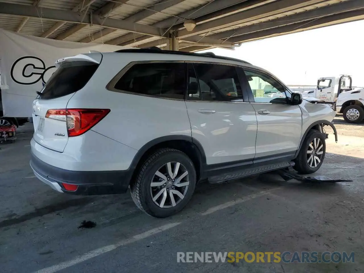 3 fotografías del automóvil dañado 5FNYF6H5XLB030245 HONDA PILOT 2020