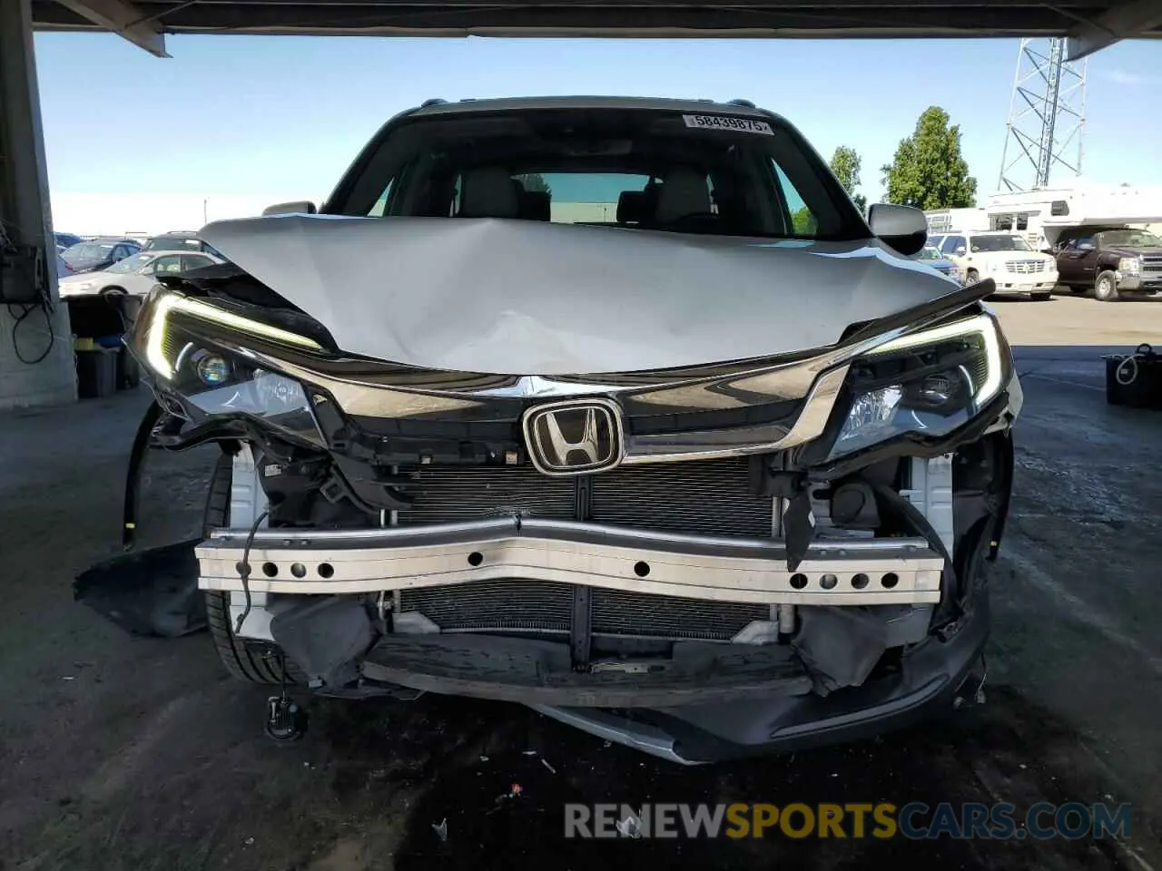 5 fotografías del automóvil dañado 5FNYF6H5XLB030245 HONDA PILOT 2020