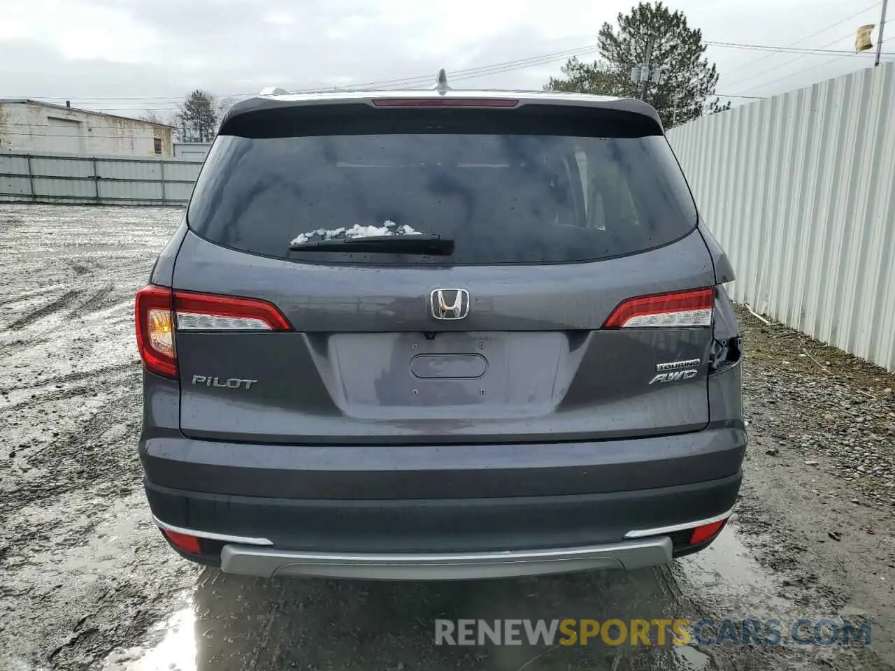 6 fotografías del automóvil dañado 5FNYF6H60LB039609 HONDA PILOT 2020