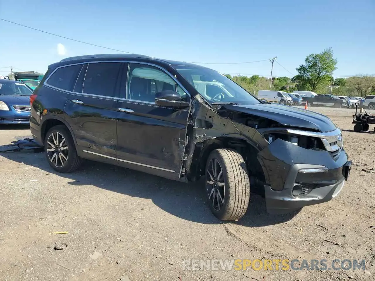 4 fotografías del automóvil dañado 5FNYF6H64LB020948 HONDA PILOT 2020
