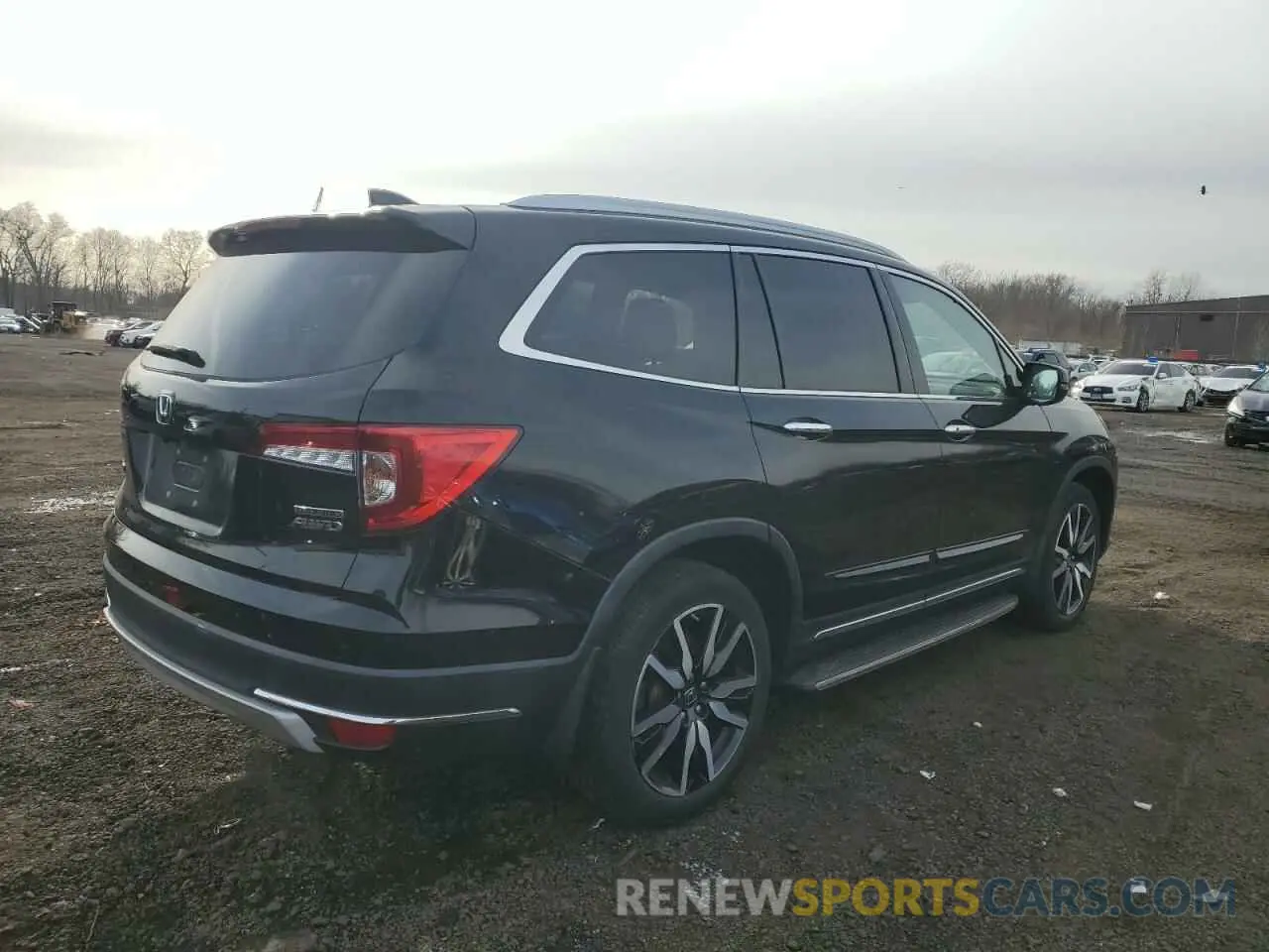 3 fotografías del automóvil dañado 5FNYF6H68LB005014 HONDA PILOT 2020