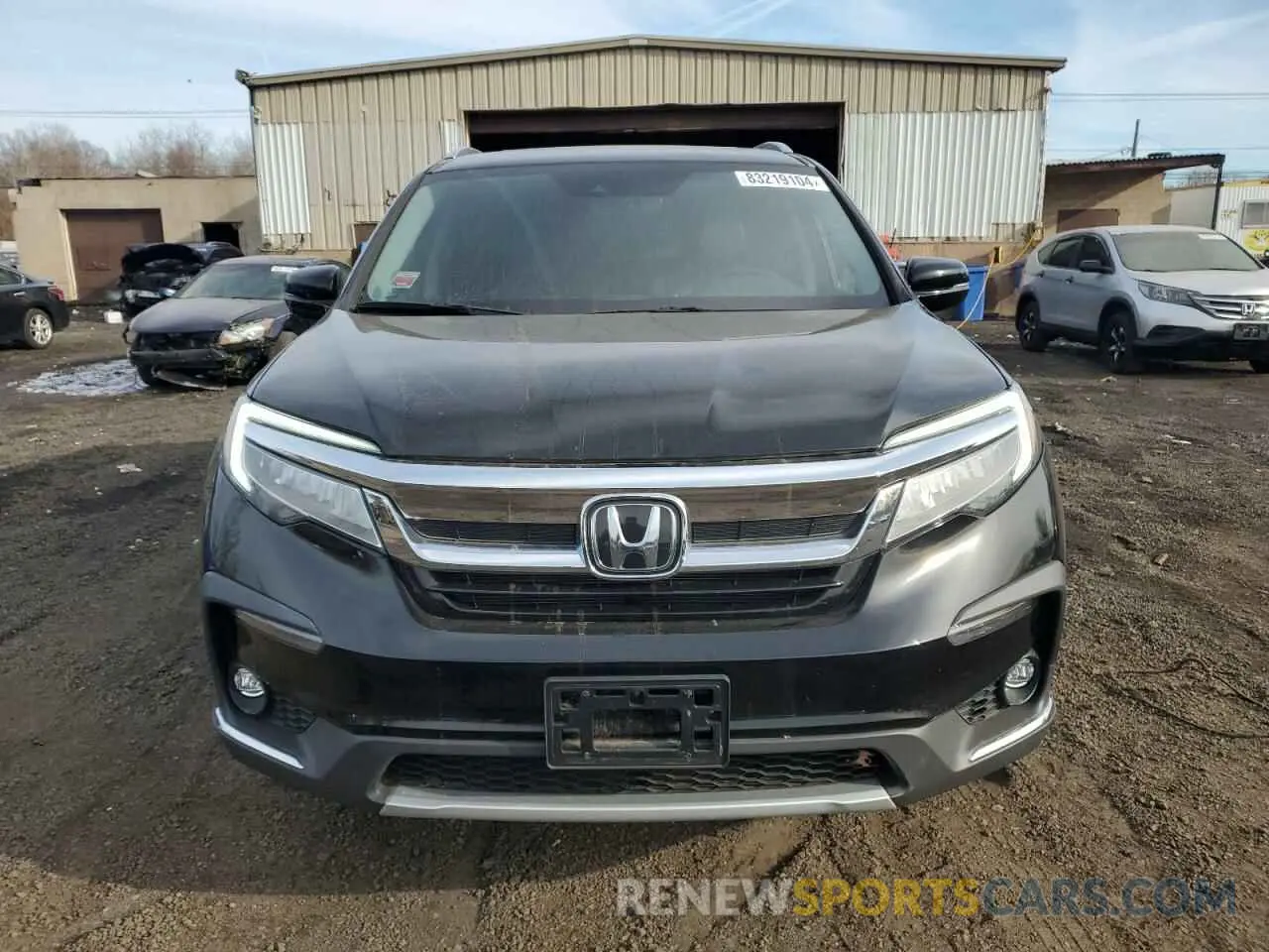 5 fotografías del automóvil dañado 5FNYF6H68LB005014 HONDA PILOT 2020