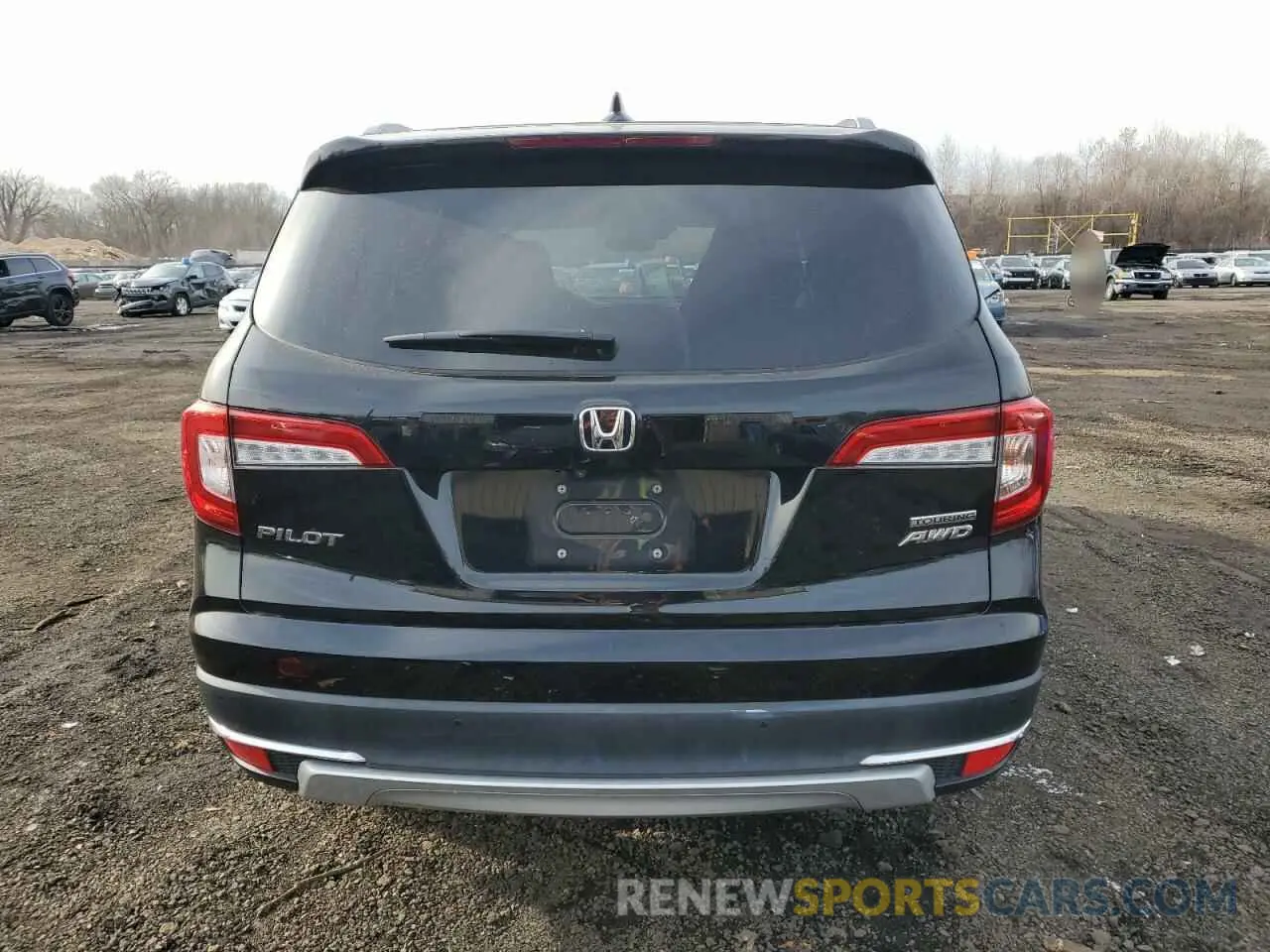 6 fotografías del automóvil dañado 5FNYF6H68LB005014 HONDA PILOT 2020