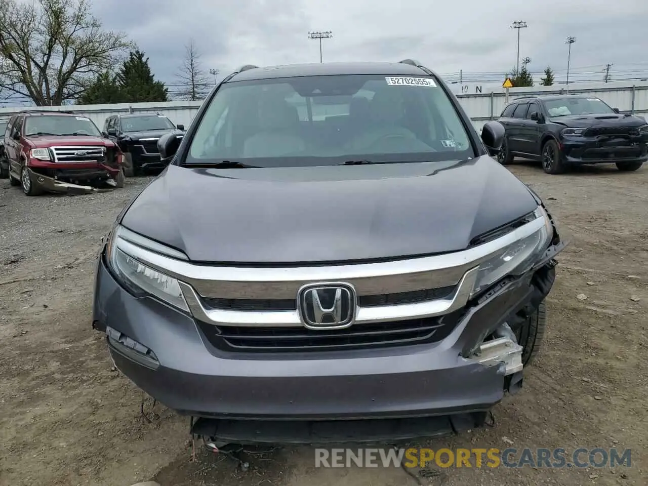 5 fotografías del automóvil dañado 5FNYF6H69LB005829 HONDA PILOT 2020