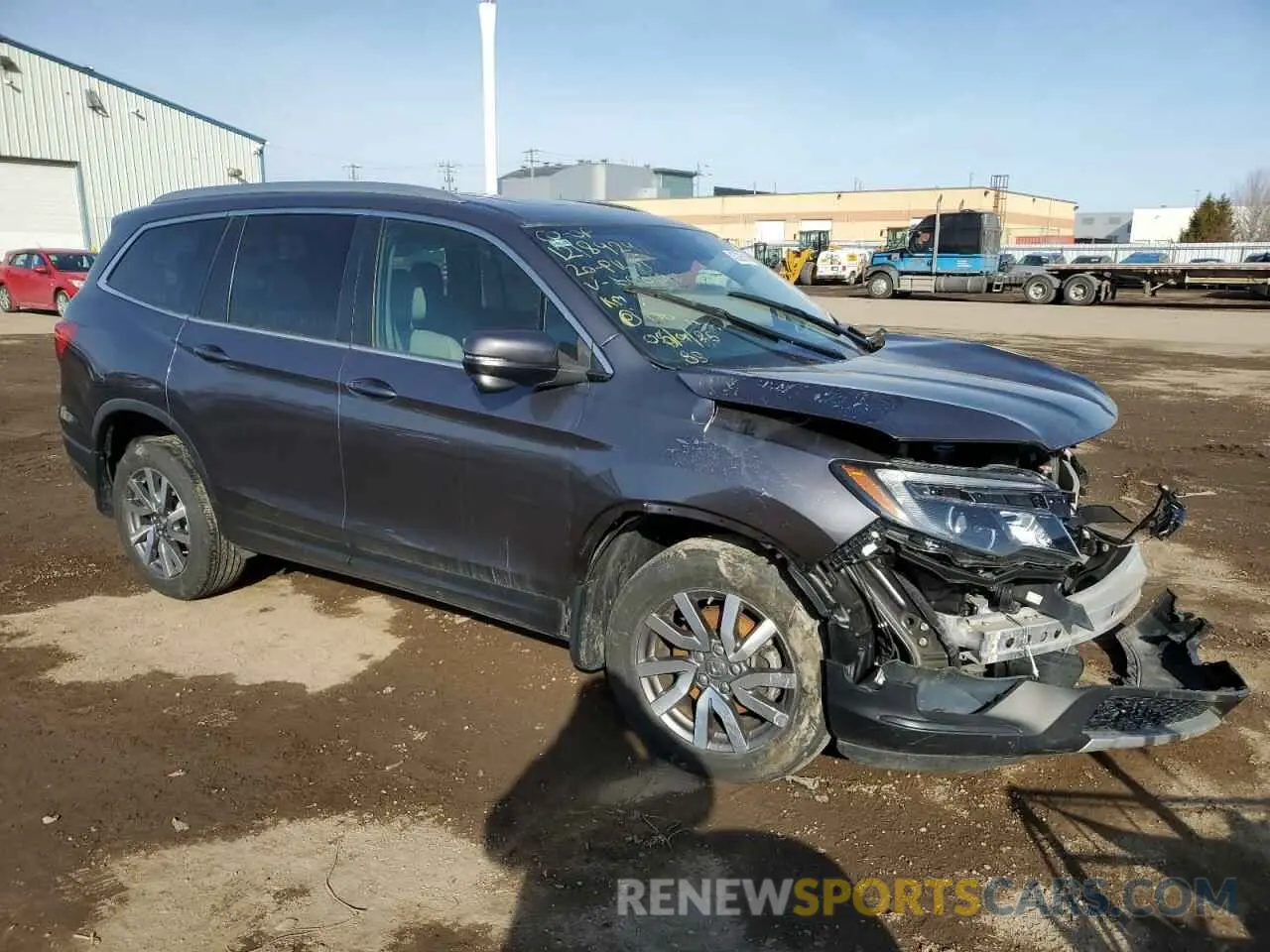 4 fotografías del automóvil dañado 5FNYF6H77LB500197 HONDA PILOT 2020