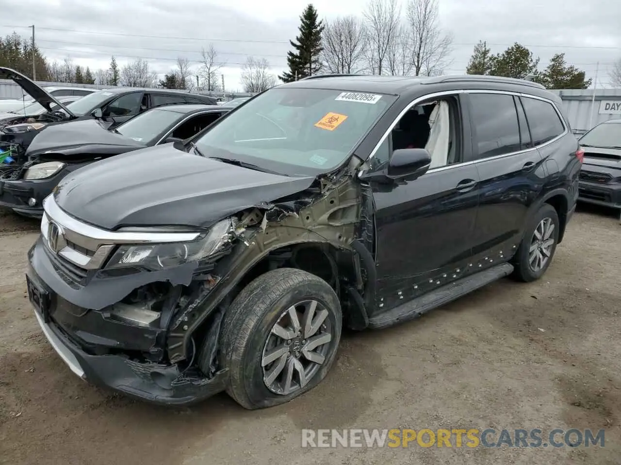 1 fotografías del automóvil dañado 5FNYF6H79LB503960 HONDA PILOT 2020