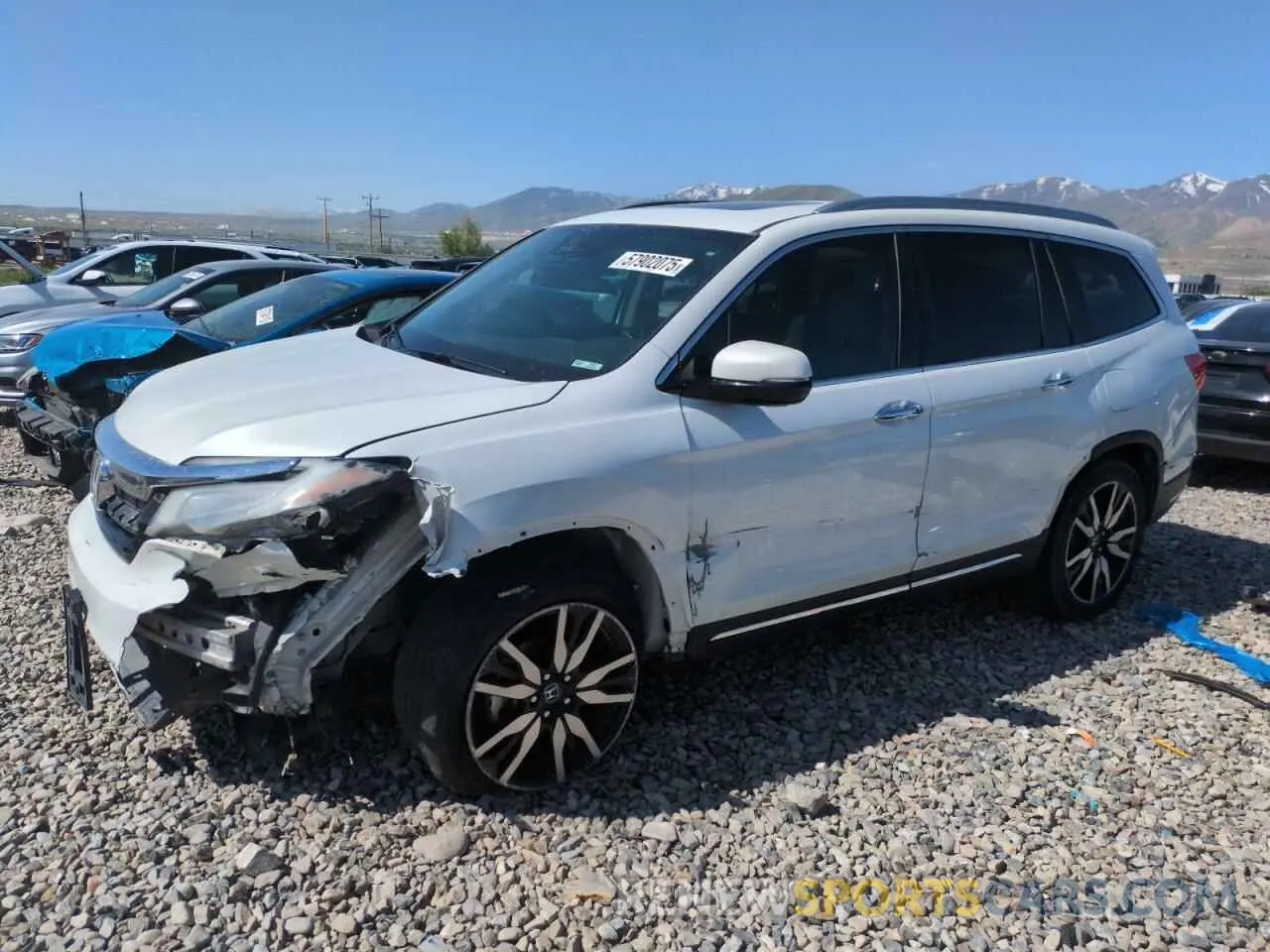 1 fotografías del automóvil dañado 5FNYF6H91LB001378 HONDA PILOT 2020