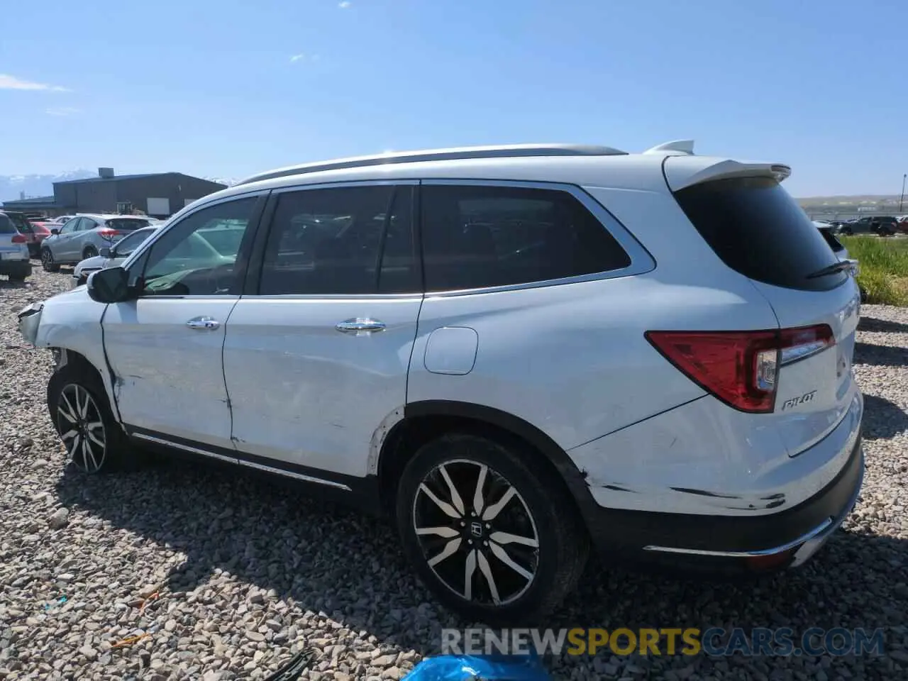 2 fotografías del automóvil dañado 5FNYF6H91LB001378 HONDA PILOT 2020