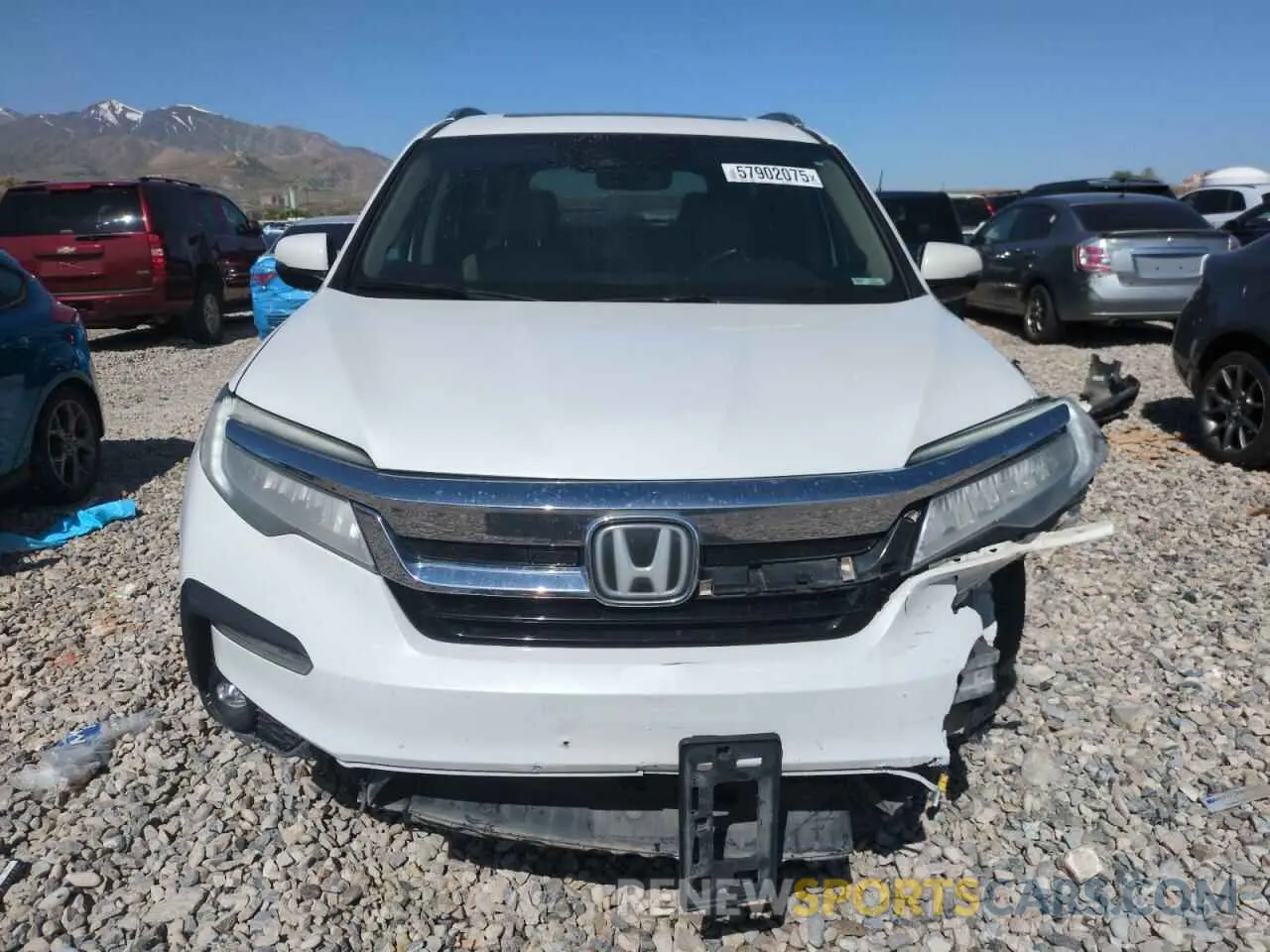 5 fotografías del automóvil dañado 5FNYF6H91LB001378 HONDA PILOT 2020