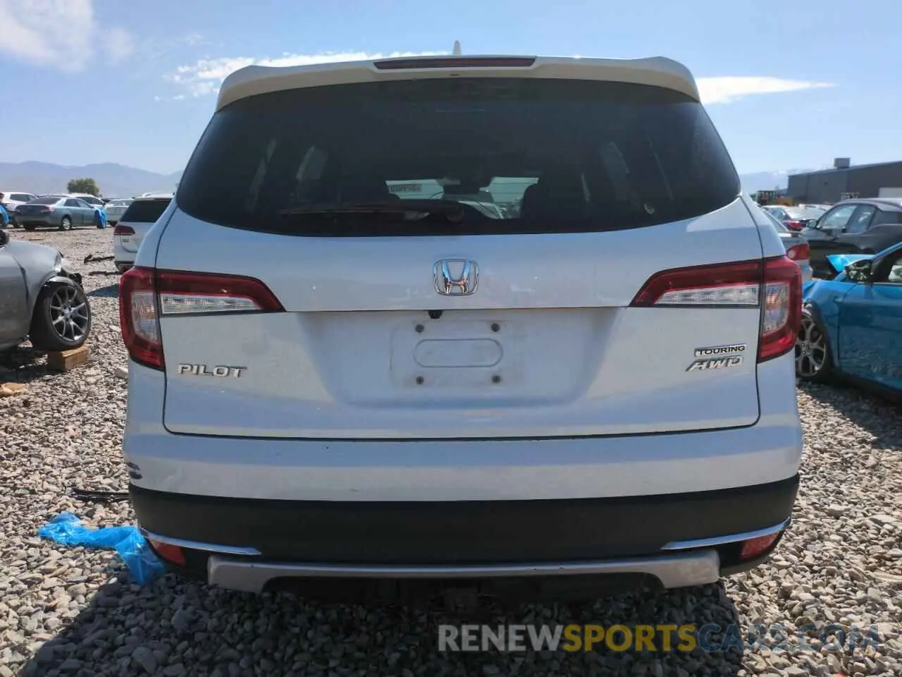6 fotografías del automóvil dañado 5FNYF6H91LB001378 HONDA PILOT 2020