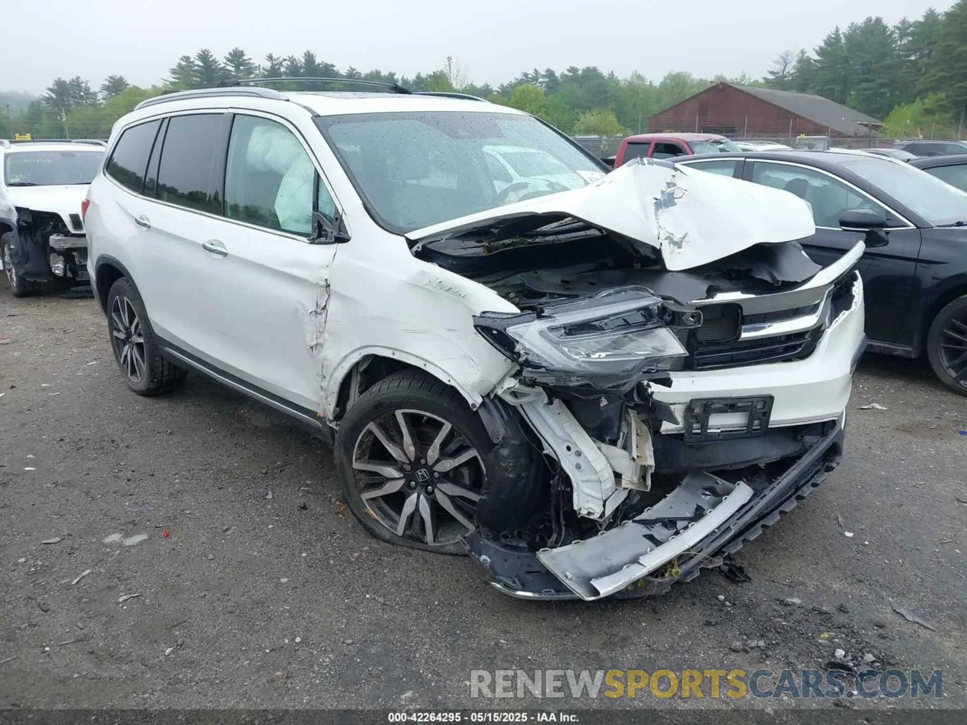1 fotografías del automóvil dañado 5FNYF6H91LB006144 HONDA PILOT 2020