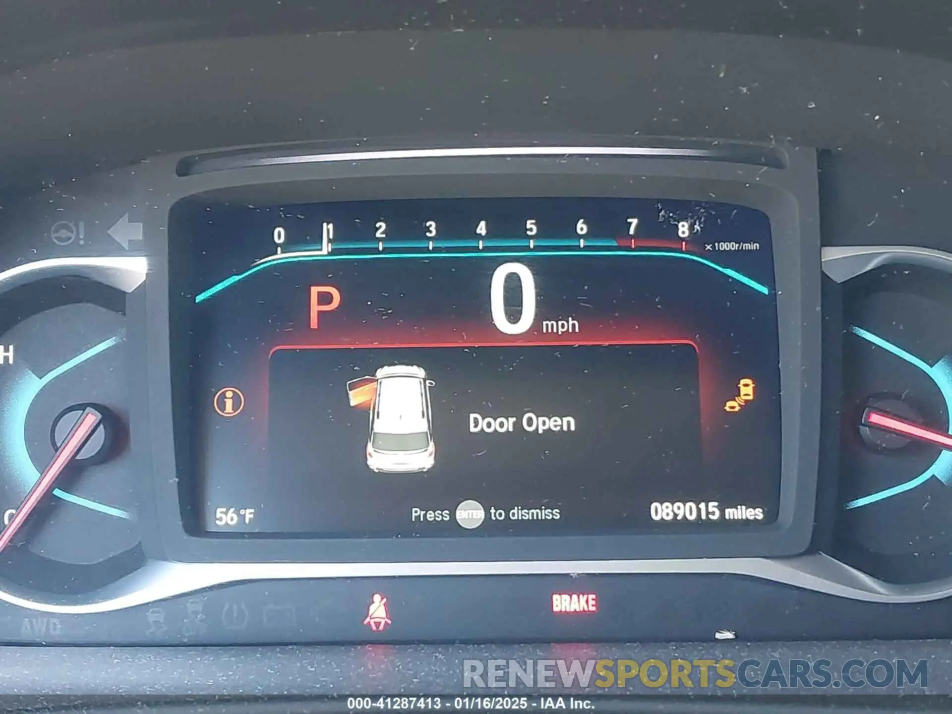 16 fotografías del automóvil dañado 5FNYF6H97LB004365 HONDA PILOT 2020