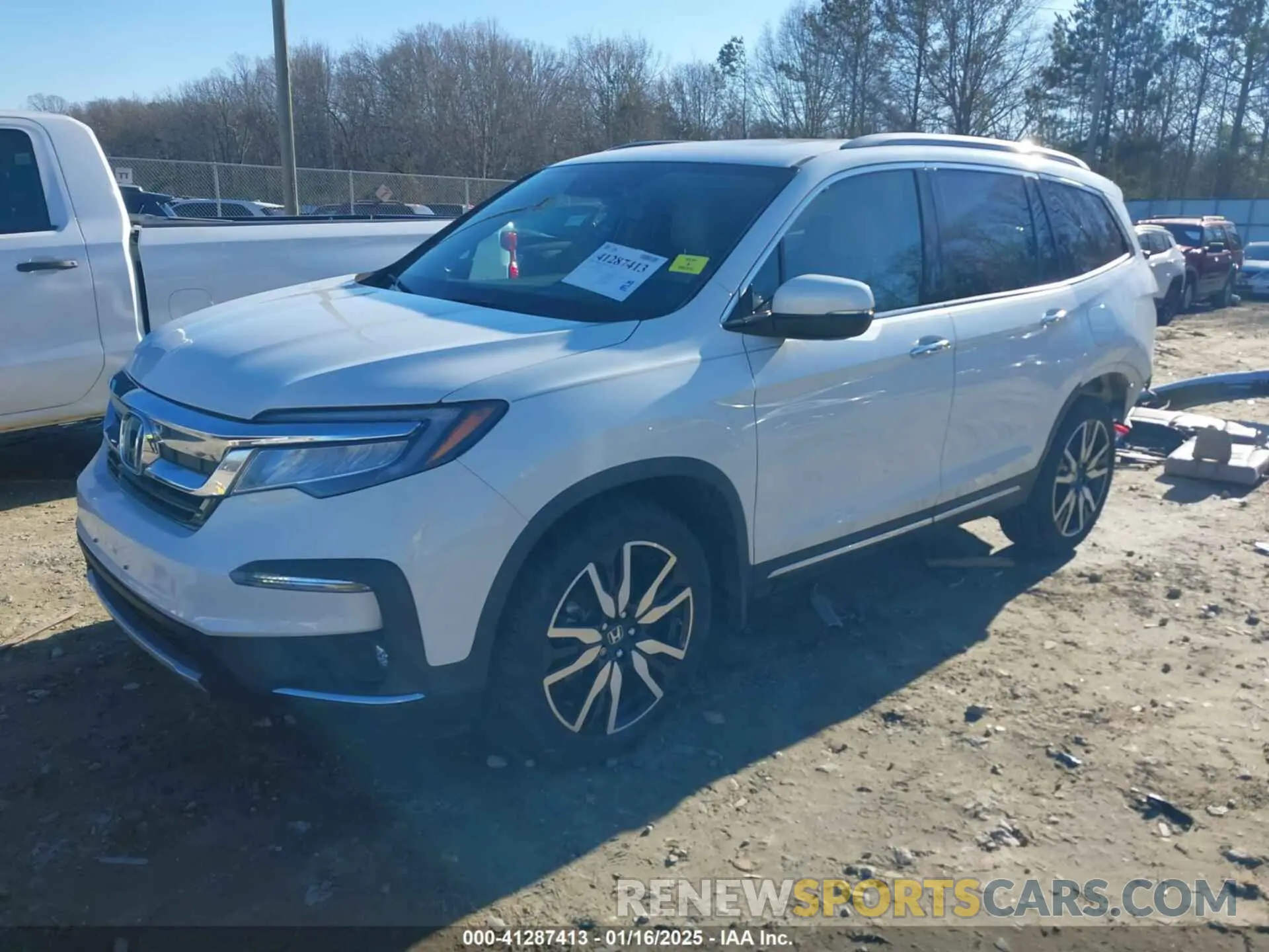 2 fotografías del automóvil dañado 5FNYF6H97LB004365 HONDA PILOT 2020