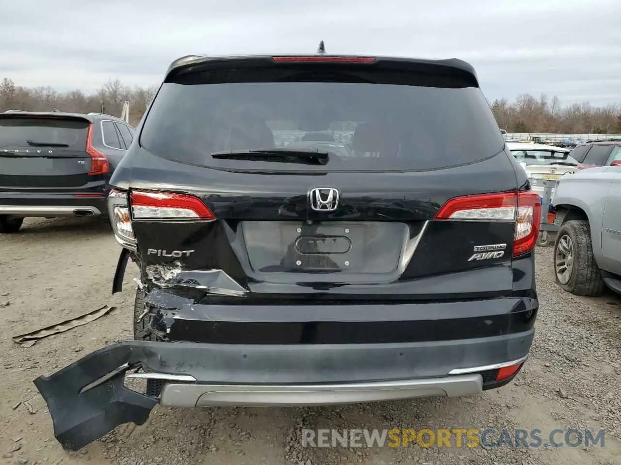 6 fotografías del automóvil dañado 5FNYF6H99LB043071 HONDA PILOT 2020