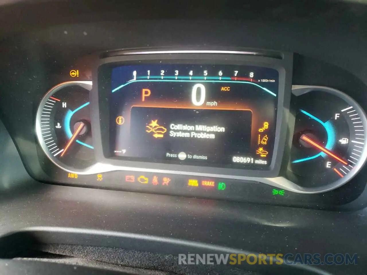 9 fotografías del automóvil dañado 5FNYF6H9XLB029731 HONDA PILOT 2020