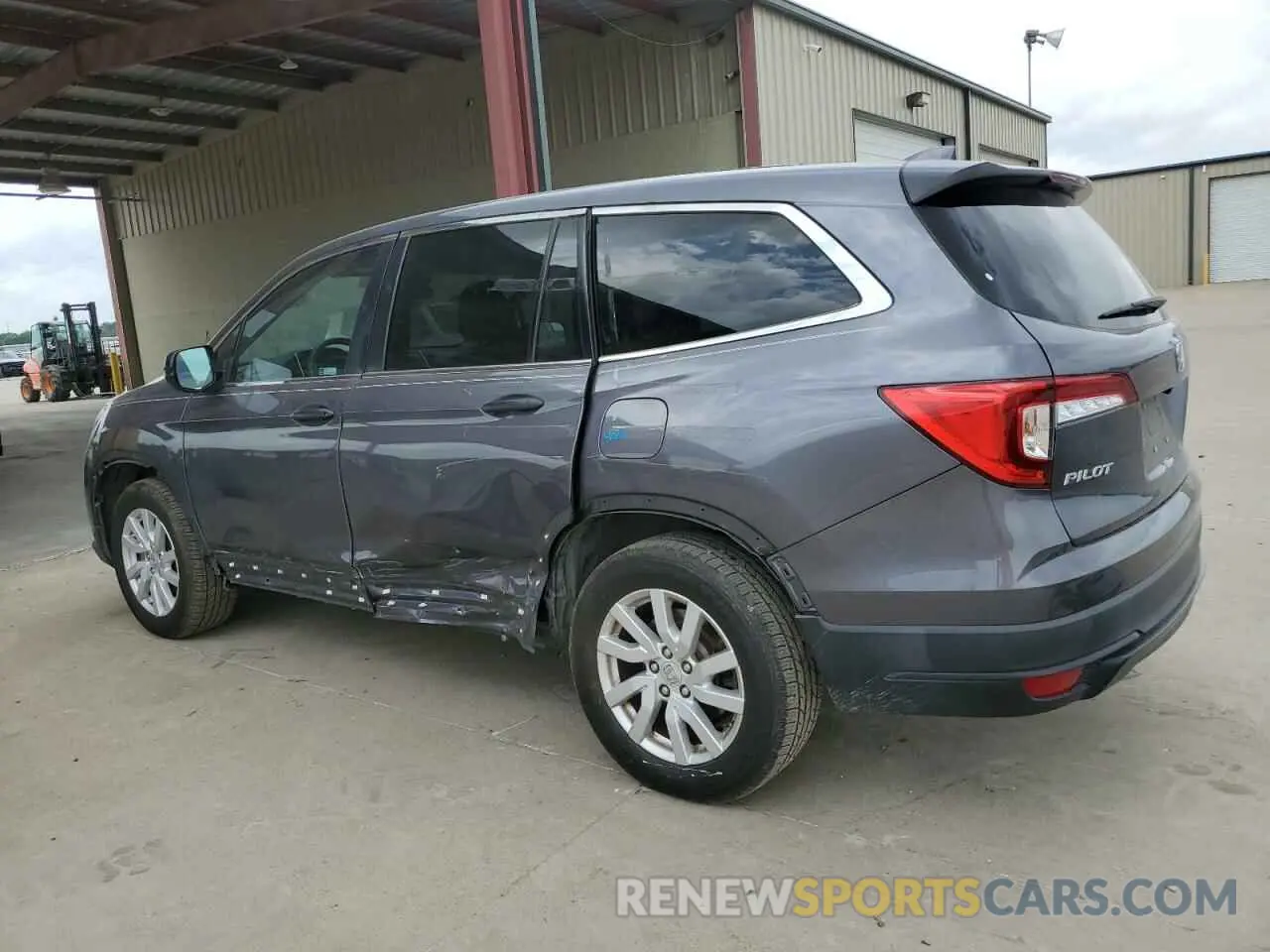 2 fotografías del automóvil dañado 5FNYF5H16MB008610 HONDA PILOT 2021
