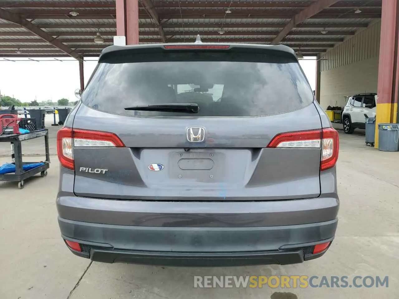 6 fotografías del automóvil dañado 5FNYF5H16MB008610 HONDA PILOT 2021