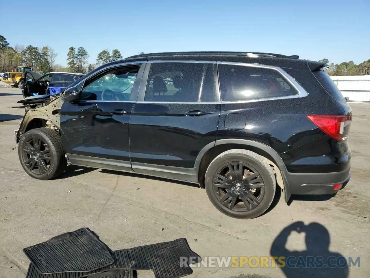 2 fotografías del automóvil dañado 5FNYF5H20MB025749 HONDA PILOT 2021