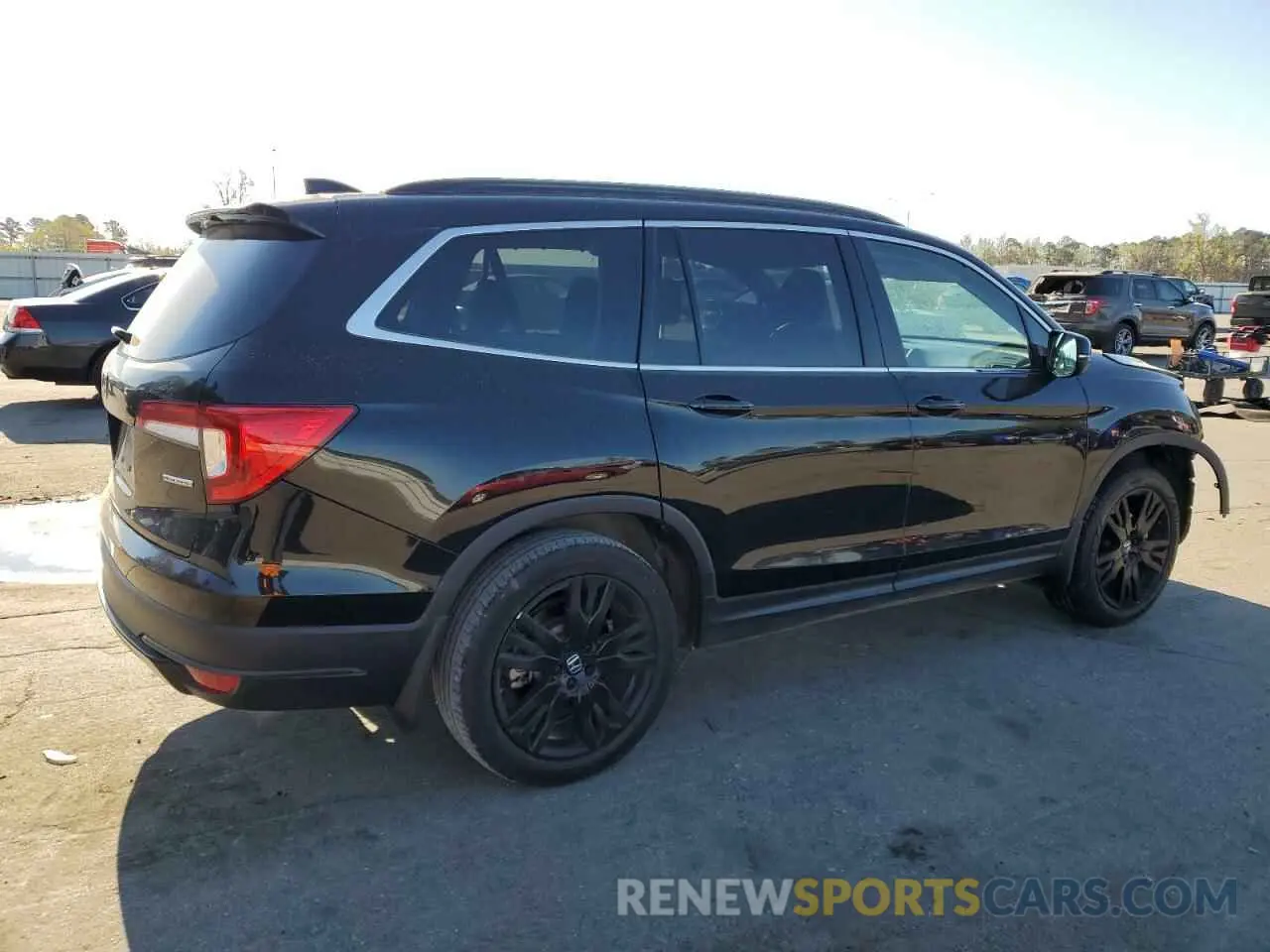 3 fotografías del automóvil dañado 5FNYF5H20MB025749 HONDA PILOT 2021