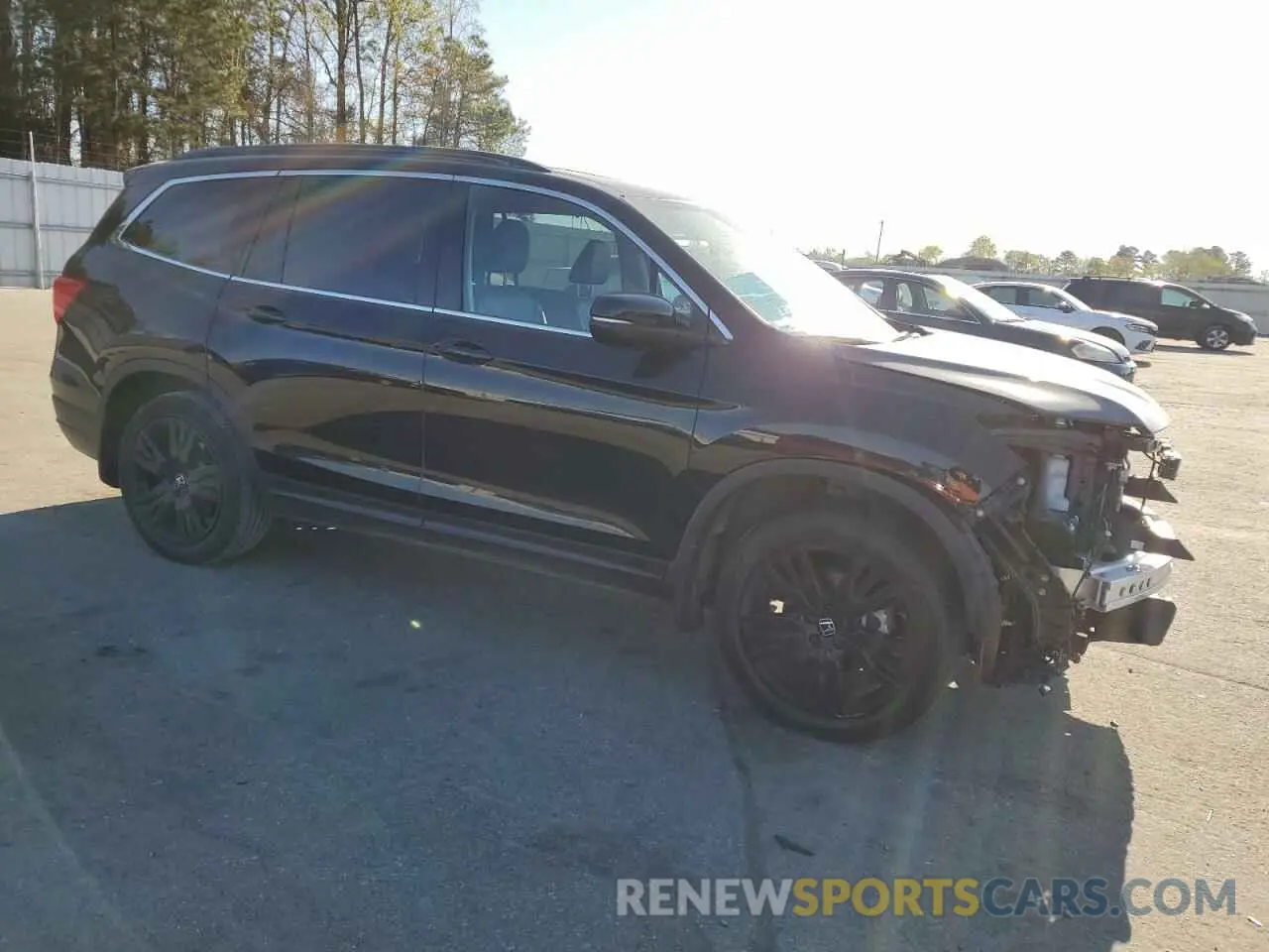 4 fotografías del automóvil dañado 5FNYF5H20MB025749 HONDA PILOT 2021