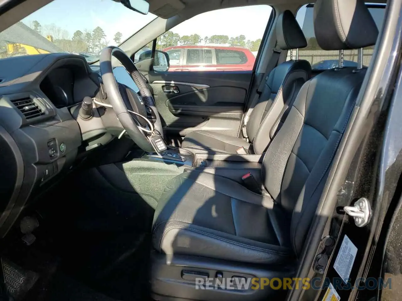 7 fotografías del automóvil dañado 5FNYF5H20MB025749 HONDA PILOT 2021