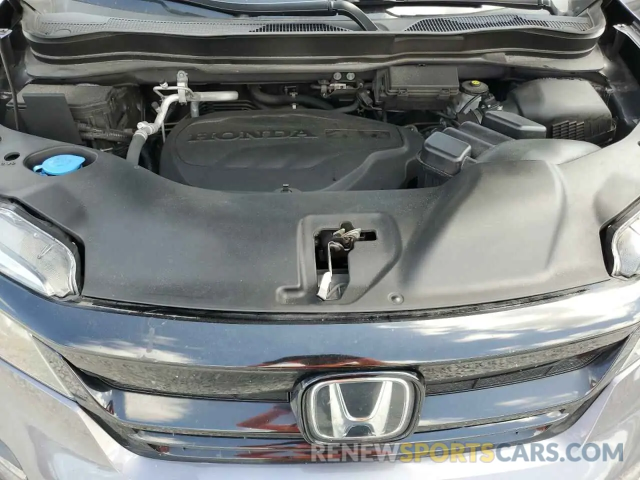 12 fotografías del automóvil dañado 5FNYF5H21MB037702 HONDA PILOT 2021