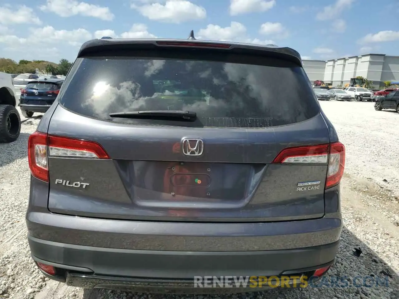 6 fotografías del automóvil dañado 5FNYF5H21MB037702 HONDA PILOT 2021