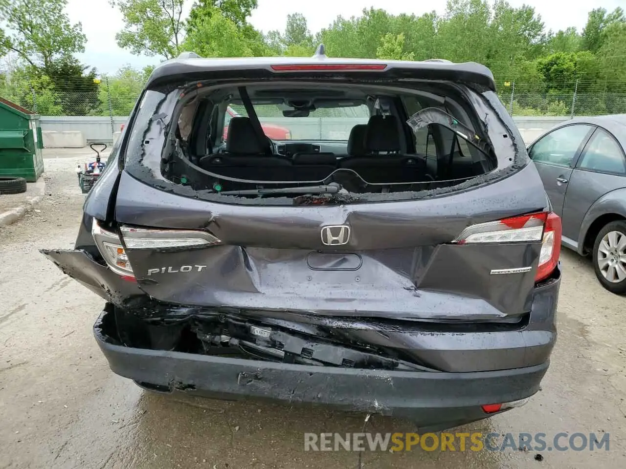 6 fotografías del automóvil dañado 5FNYF5H25MB023088 HONDA PILOT 2021
