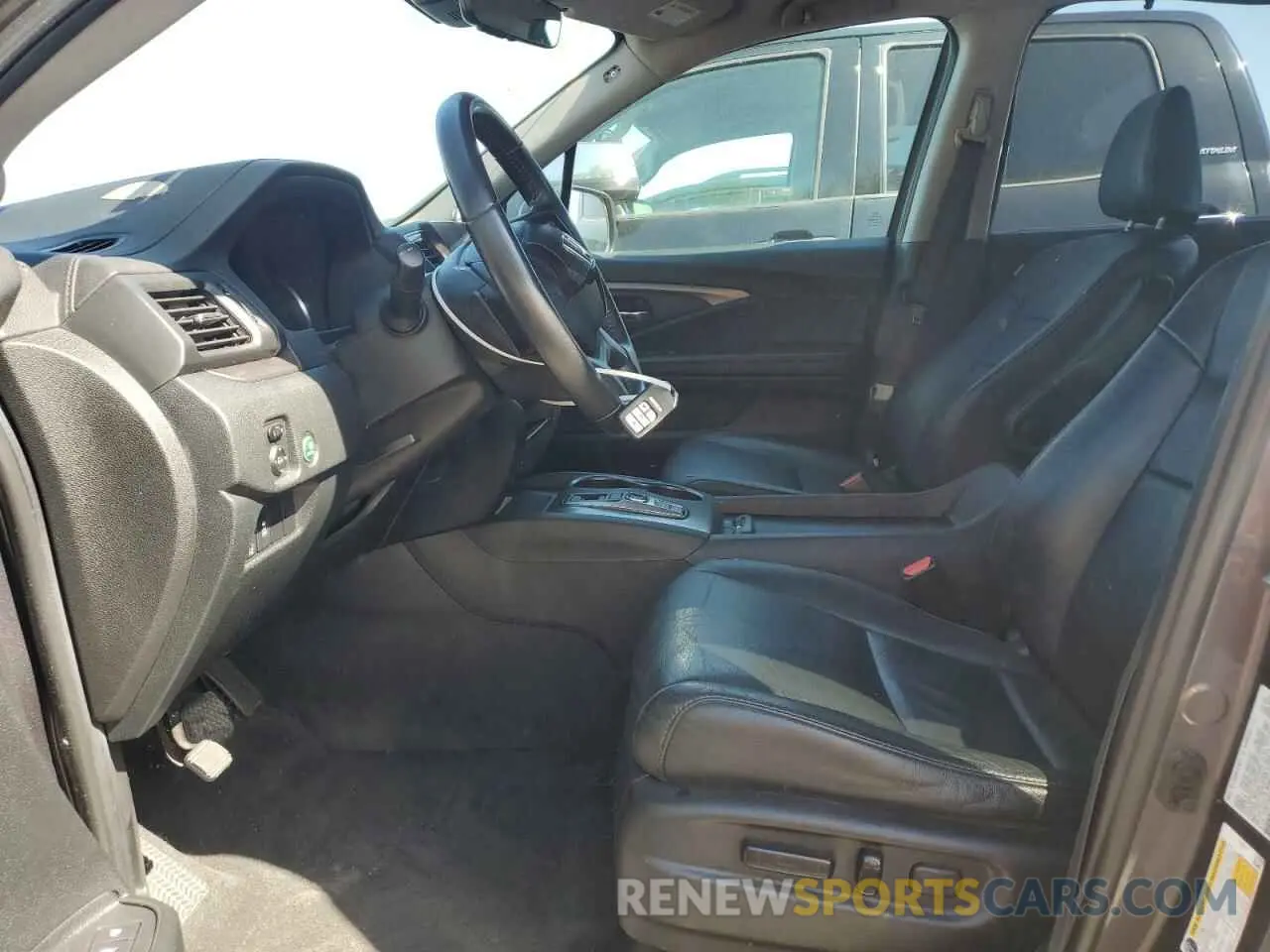7 fotografías del automóvil dañado 5FNYF5H25MB023088 HONDA PILOT 2021