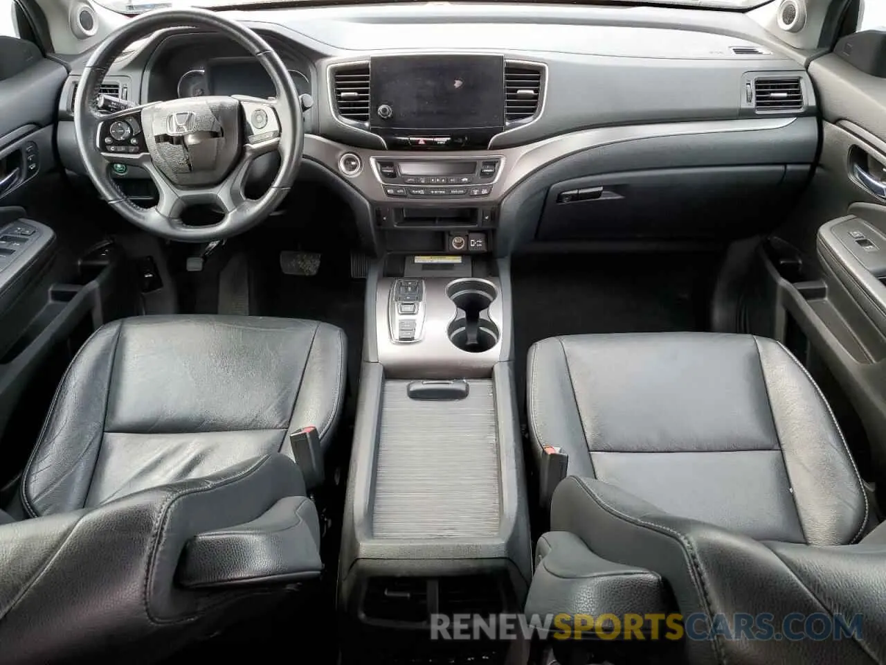 8 fotografías del automóvil dañado 5FNYF5H25MB023088 HONDA PILOT 2021