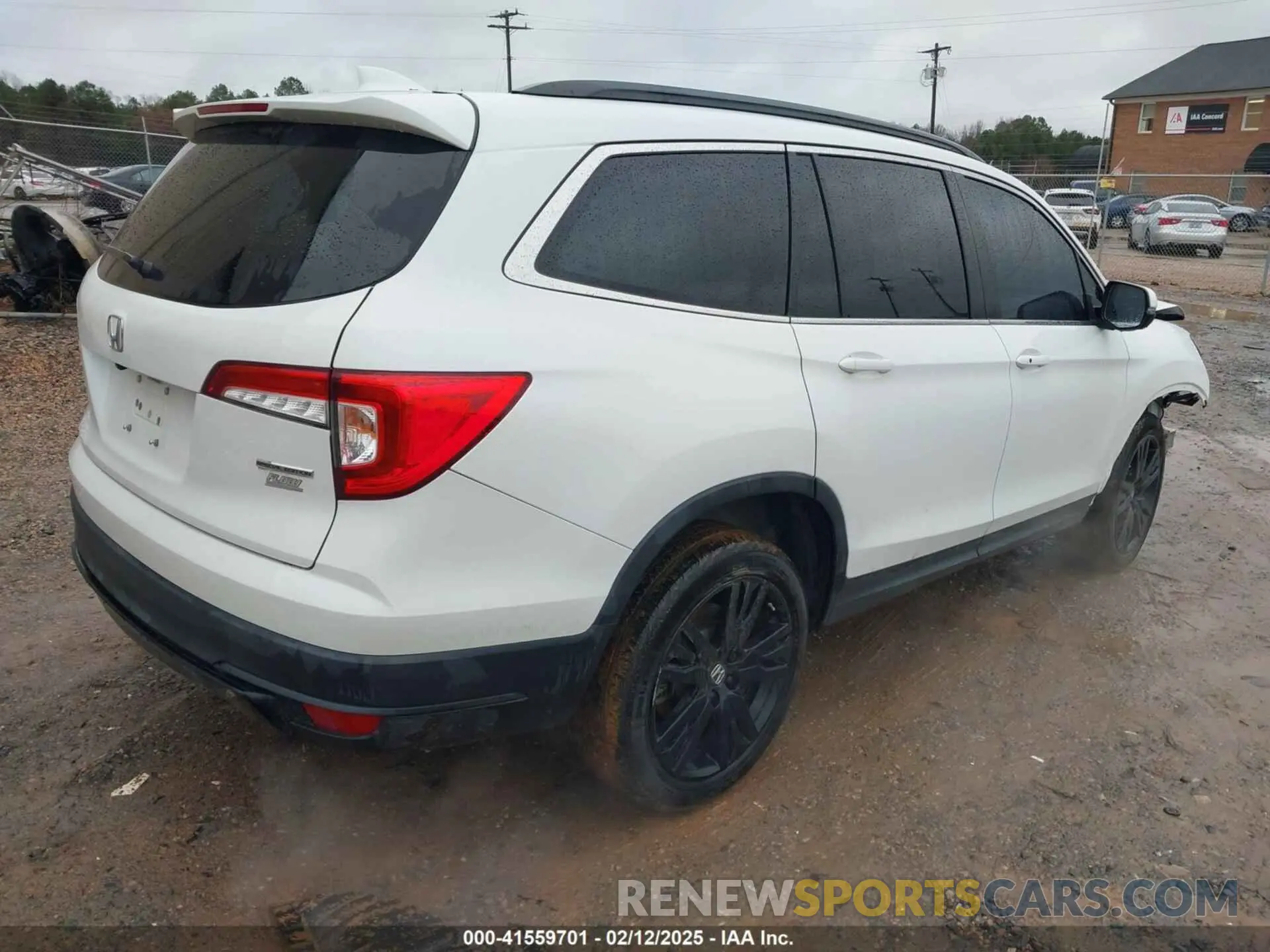 4 fotografías del automóvil dañado 5FNYF5H25MB028579 HONDA PILOT 2021