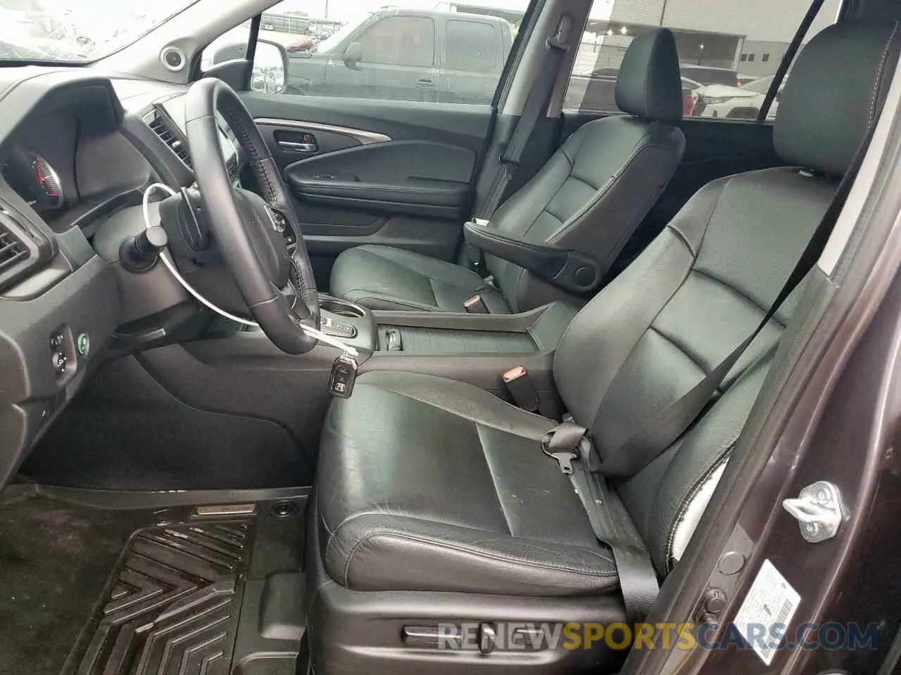 7 fotografías del automóvil dañado 5FNYF5H25MB047648 HONDA PILOT 2021