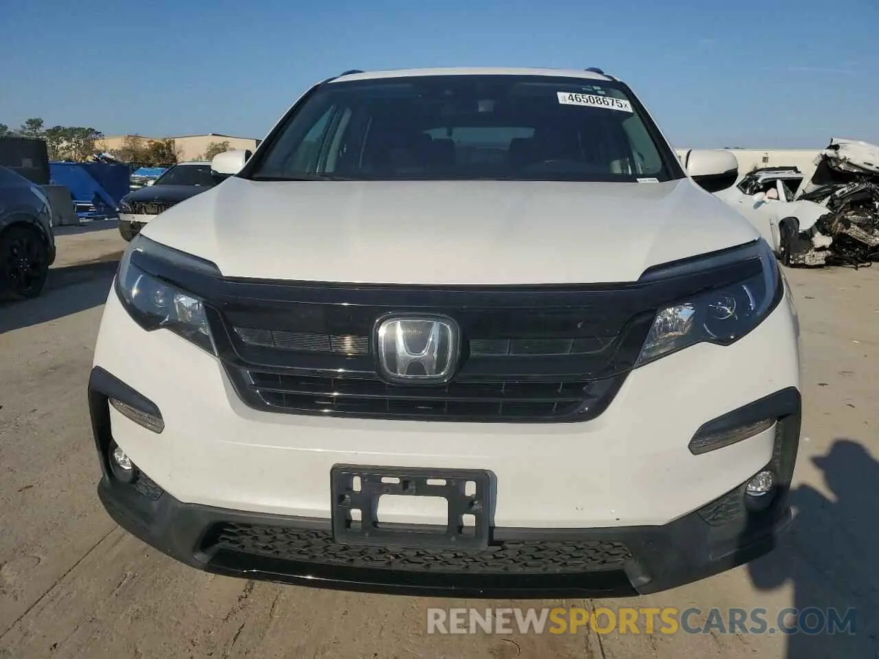 5 fotografías del automóvil dañado 5FNYF5H26MB012004 HONDA PILOT 2021