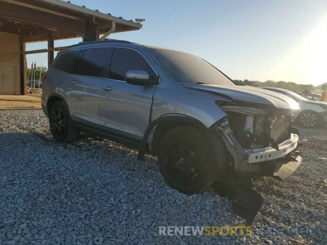 4 fotografías del automóvil dañado 5FNYF5H26MB031331 HONDA PILOT 2021