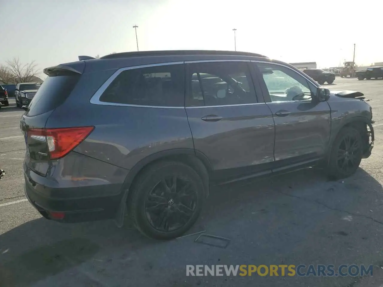 3 fotografías del automóvil dañado 5FNYF5H26MB032236 HONDA PILOT 2021