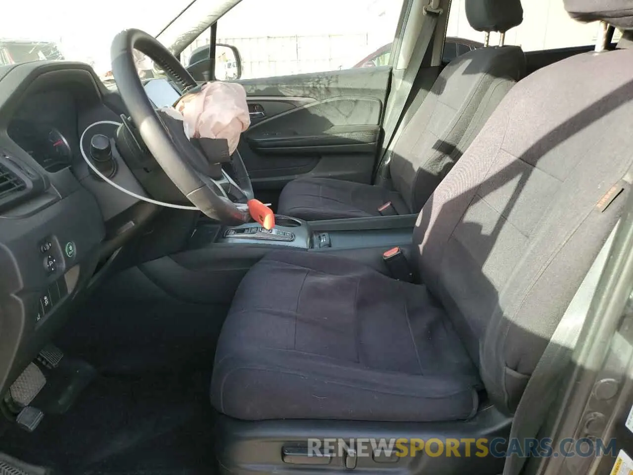 7 fotografías del automóvil dañado 5FNYF5H26MB032236 HONDA PILOT 2021