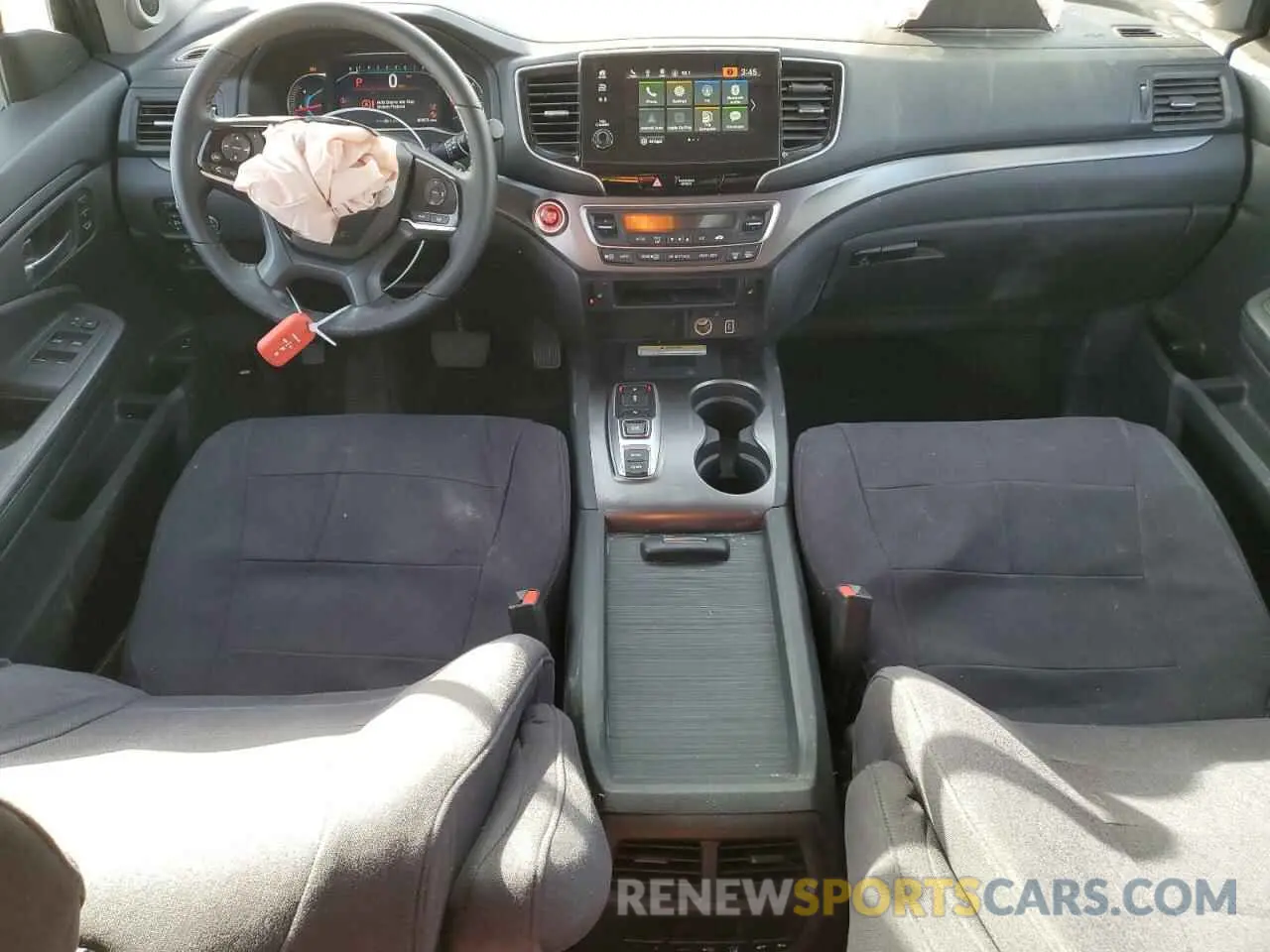 8 fotografías del automóvil dañado 5FNYF5H26MB032236 HONDA PILOT 2021